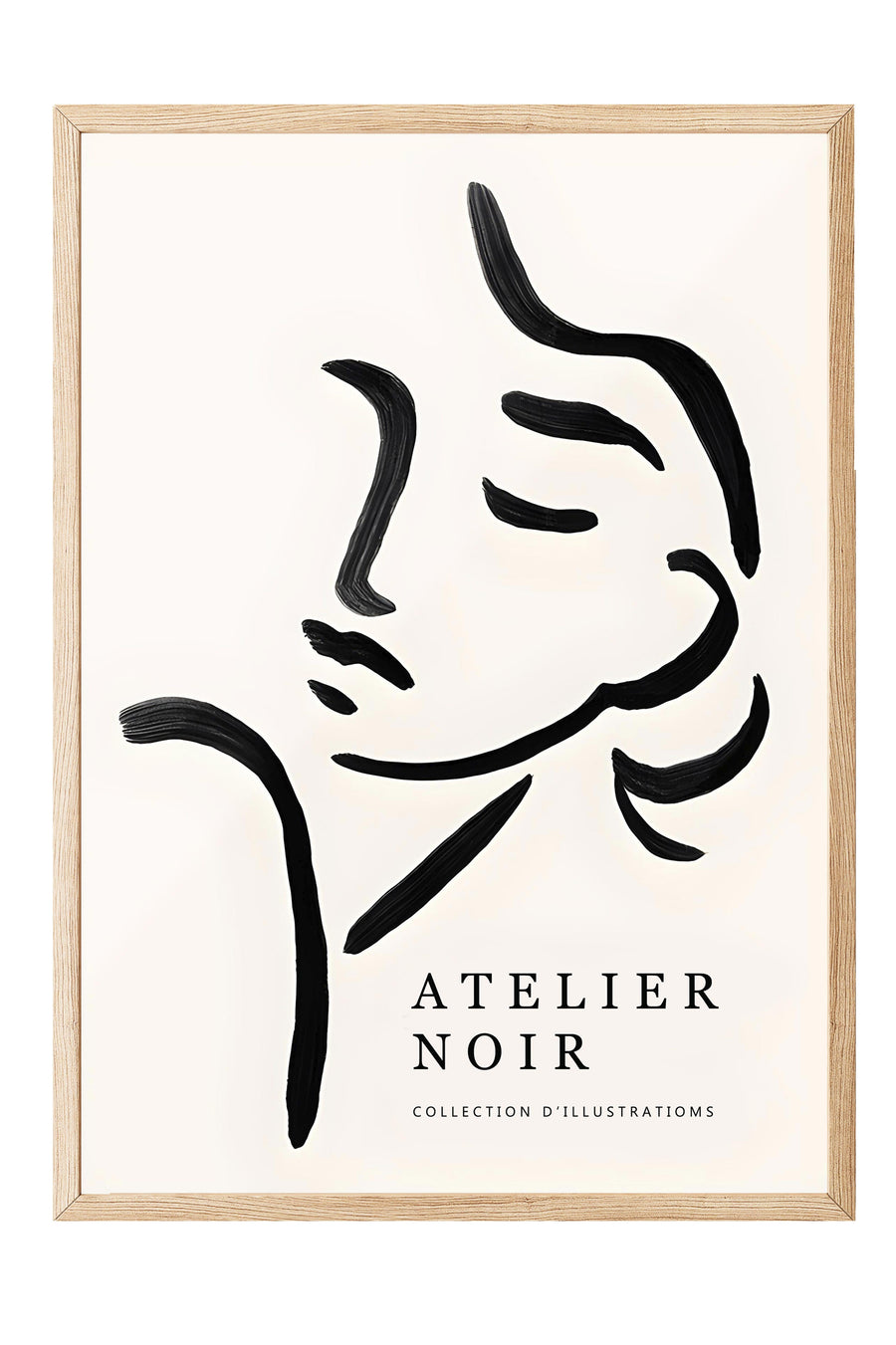 Atelier Noir Poster – Ahşap Çerçeveli Tablo