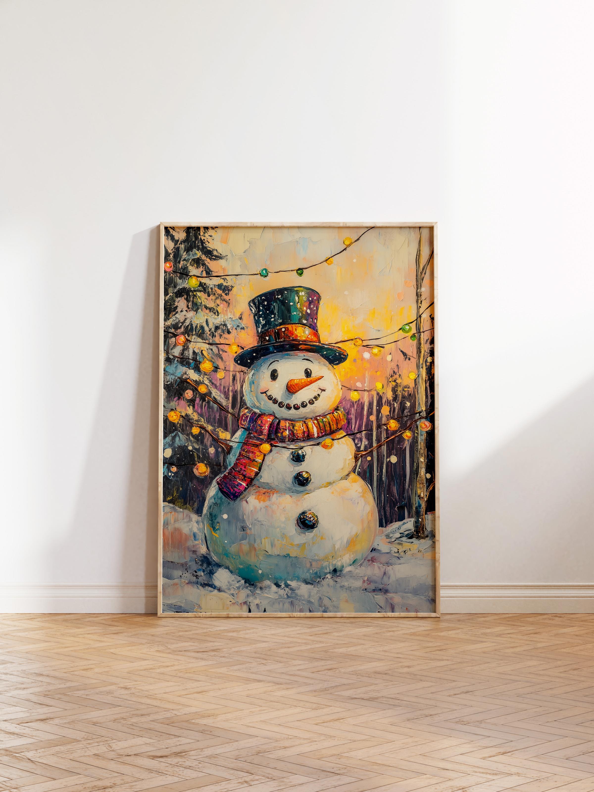 Ahşap Çerçeveli Tablo, Poster ve Çerçeve Seti, Yılbaşı Comfort Serisi NO:108753