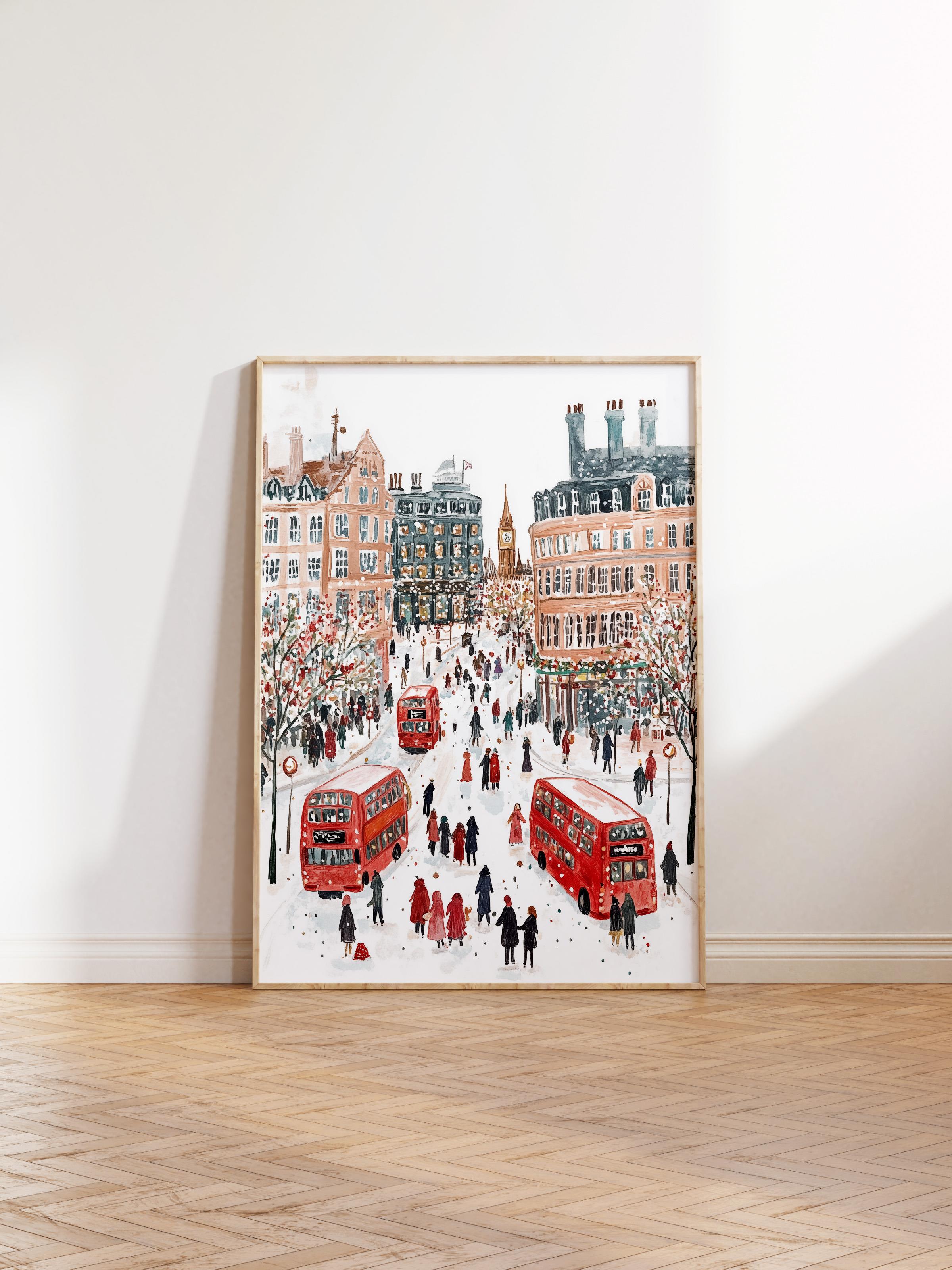 Ahşap Çerçeveli Tablo, Poster ve Çerçeve Seti, Yılbaşı Comfort Serisi NO:108782