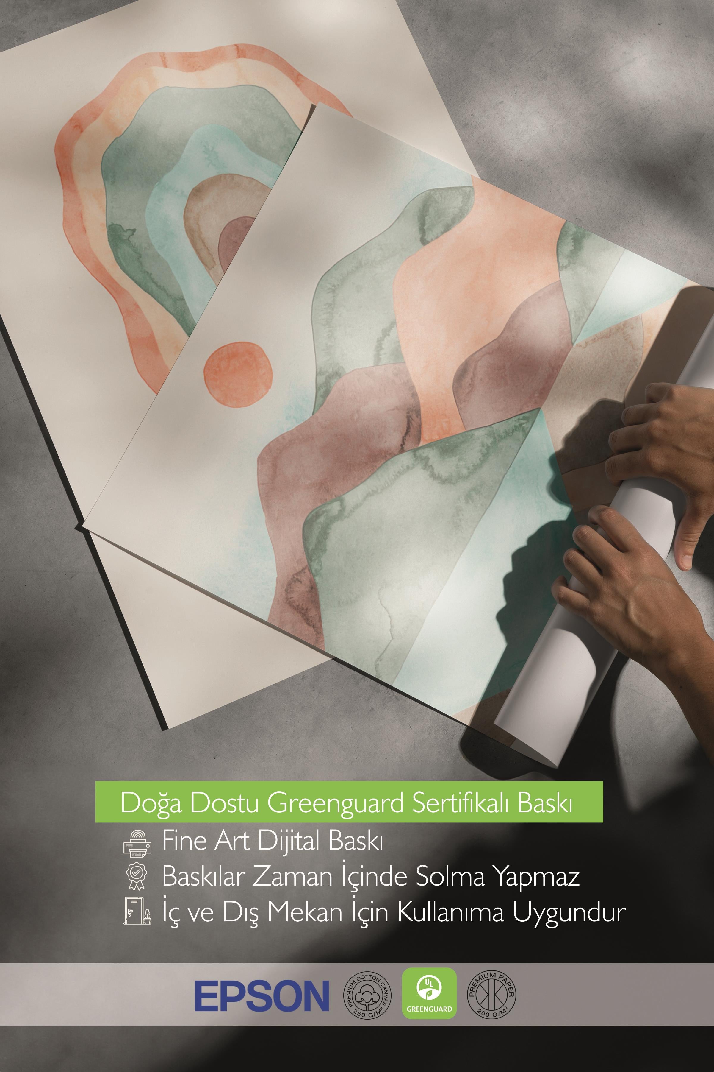 Ahşap Çerçeveli Tablo Seti, Boho Duvar Tablosu, 3 Adet Poster Seti, No:300760