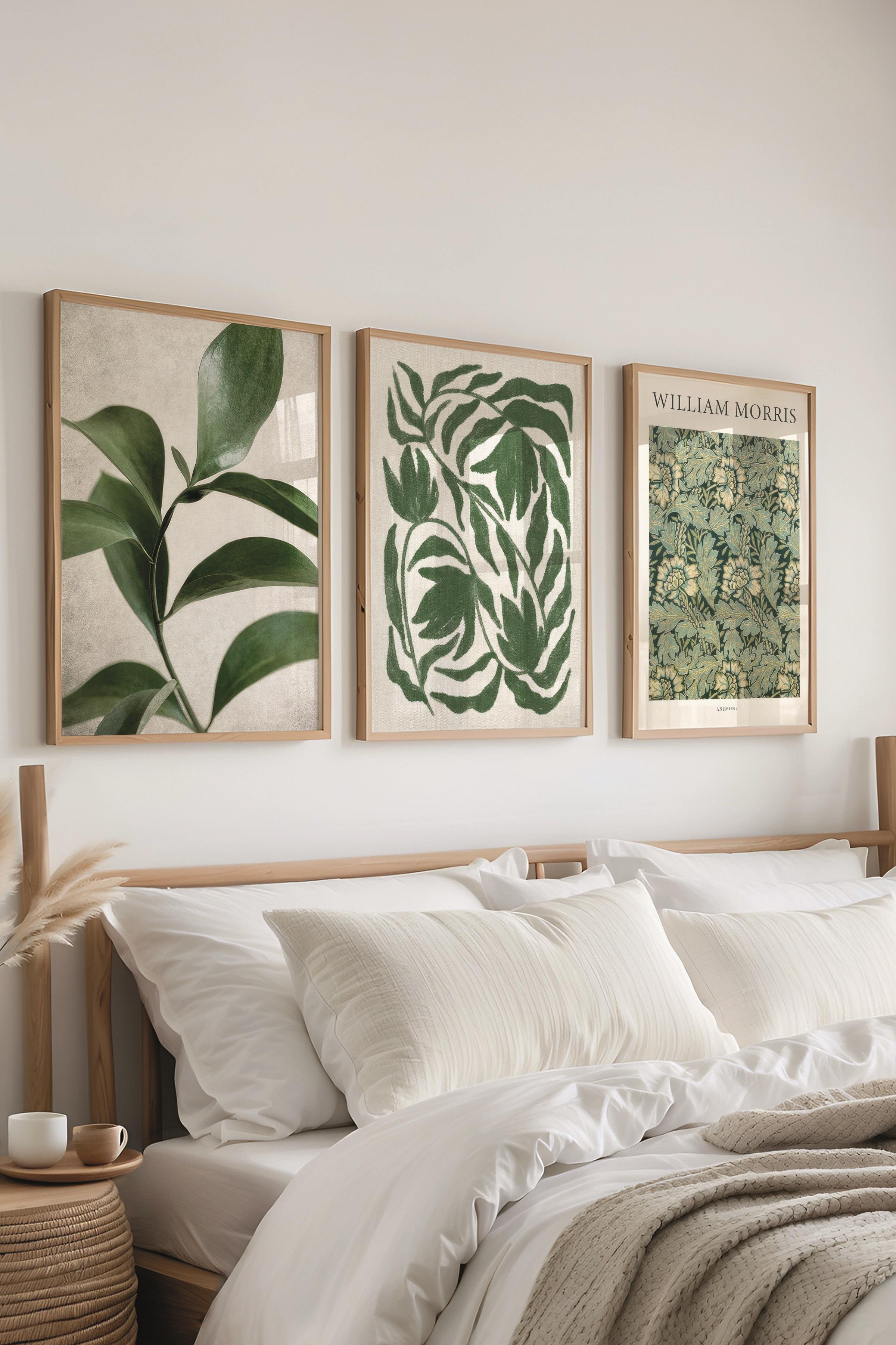 Ahşap Çerçeveli Tablo Seti, Henri Matisse Duvar Tablosu, 3 Adet Poster Seti, No:300740