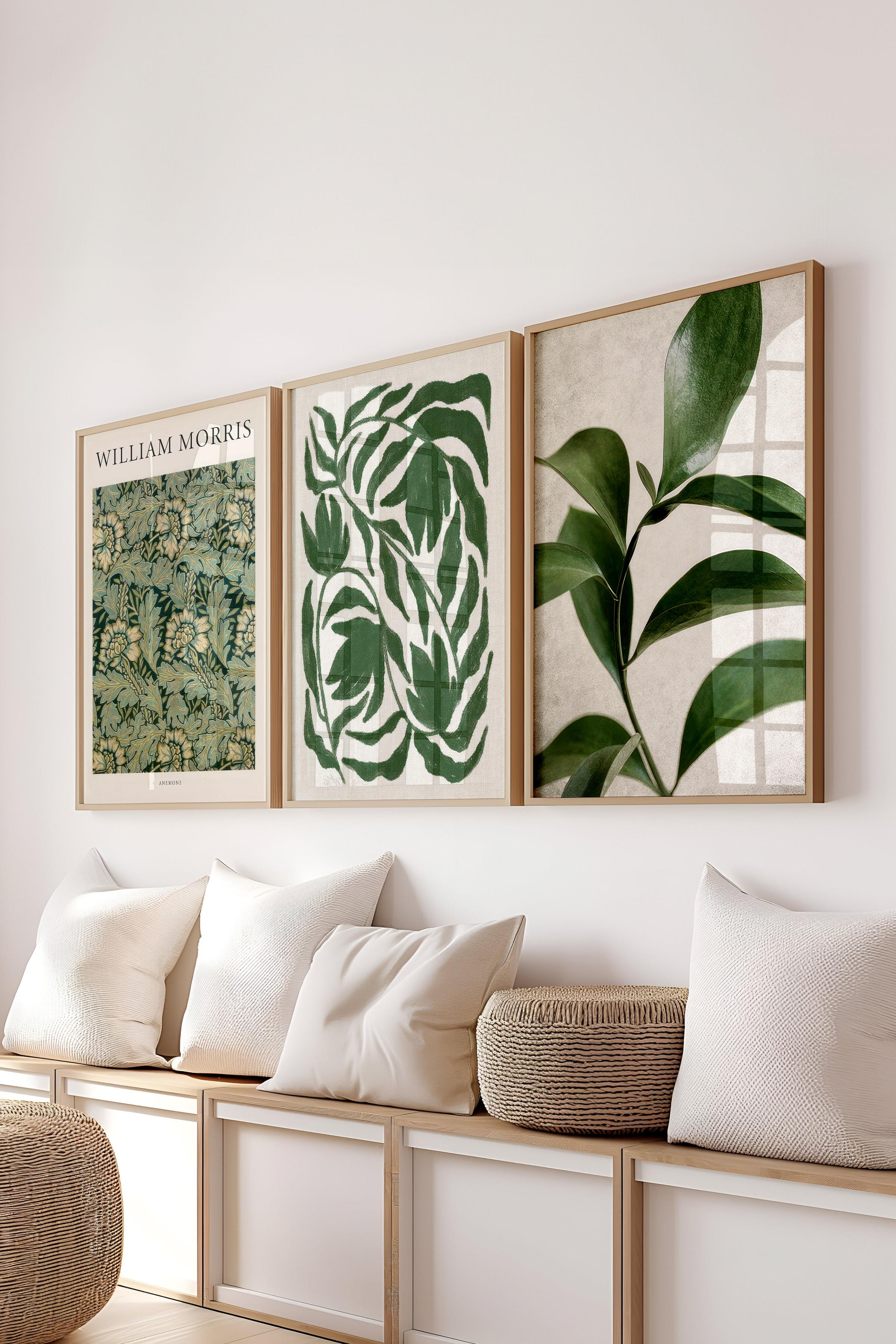 Ahşap Çerçeveli Tablo Seti, Henri Matisse Duvar Tablosu, 3 Adet Poster Seti, No:300740