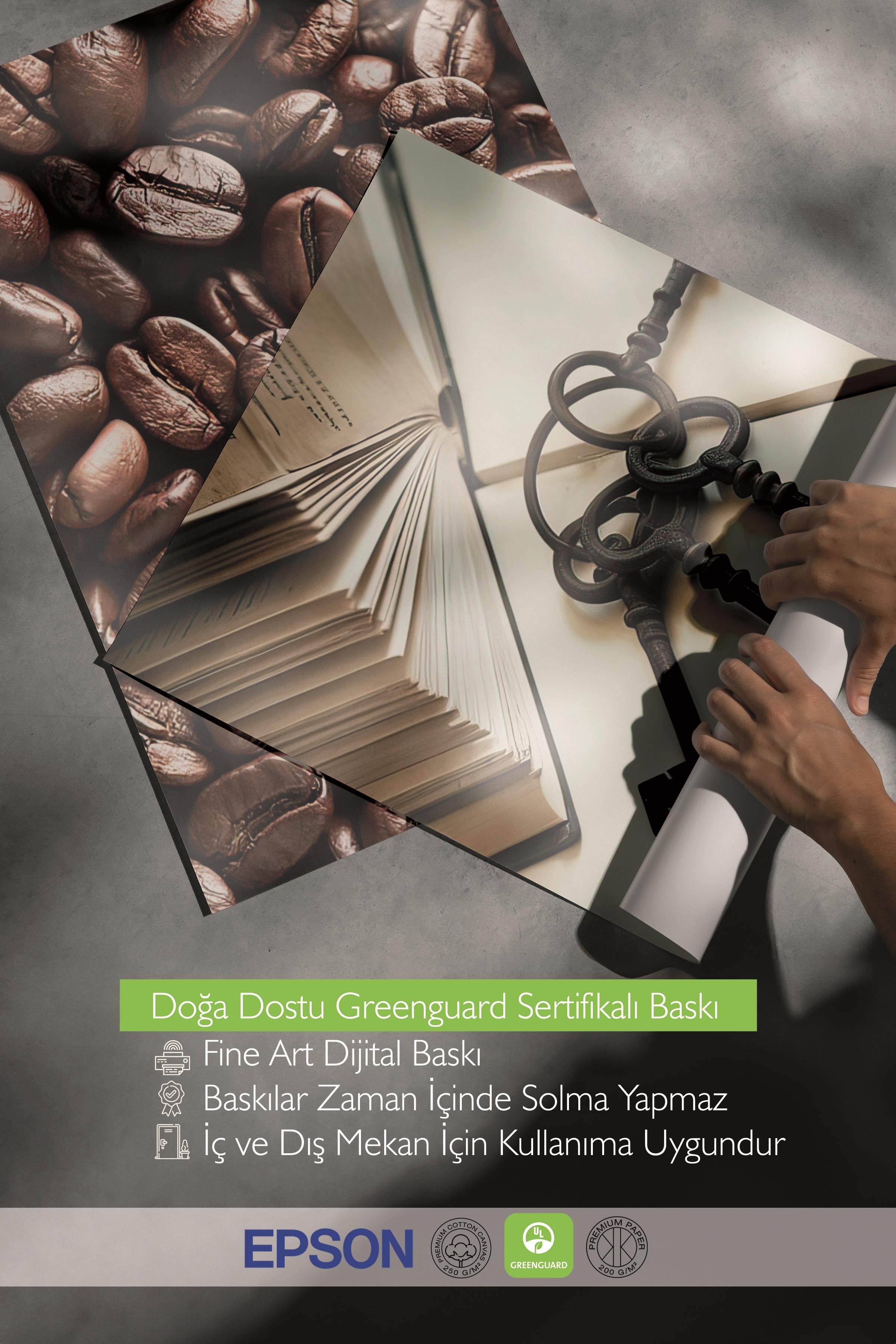 Ahşap Çerçeveli Tablo Seti, Kahve, Kafe ve Mutfak Duvar Tablosu, 3 Adet Poster Seti, No:300723