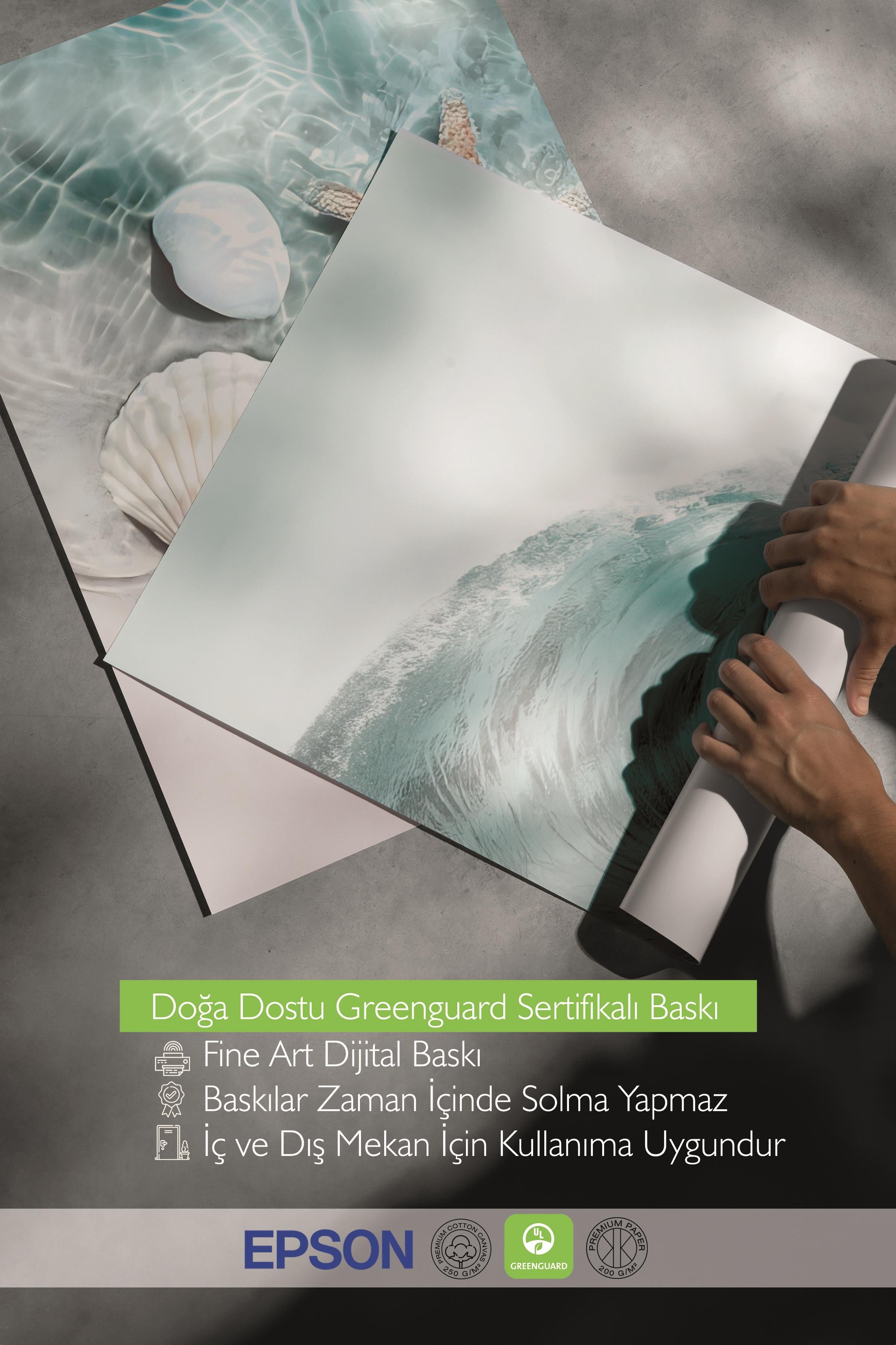 Ahşap Çerçeveli Tablo Seti, Okyanus Fotoğraflar Duvar Tablosu, 3 Adet Poster Seti, No:300733