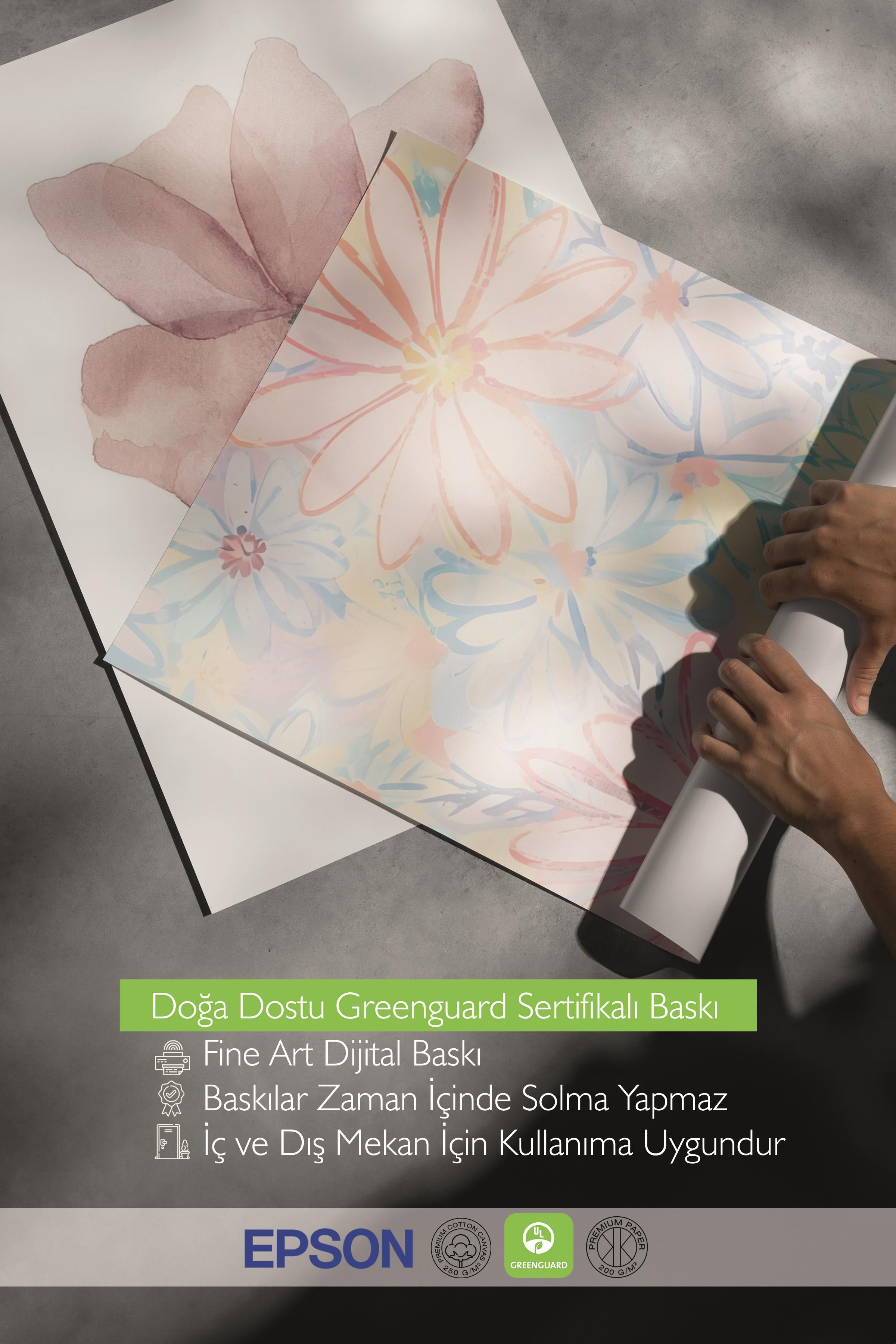 Ahşap Çerçeveli Tablo Seti, Pembe Duvar Tablosu, 3 Adet Poster Seti, No:300750
