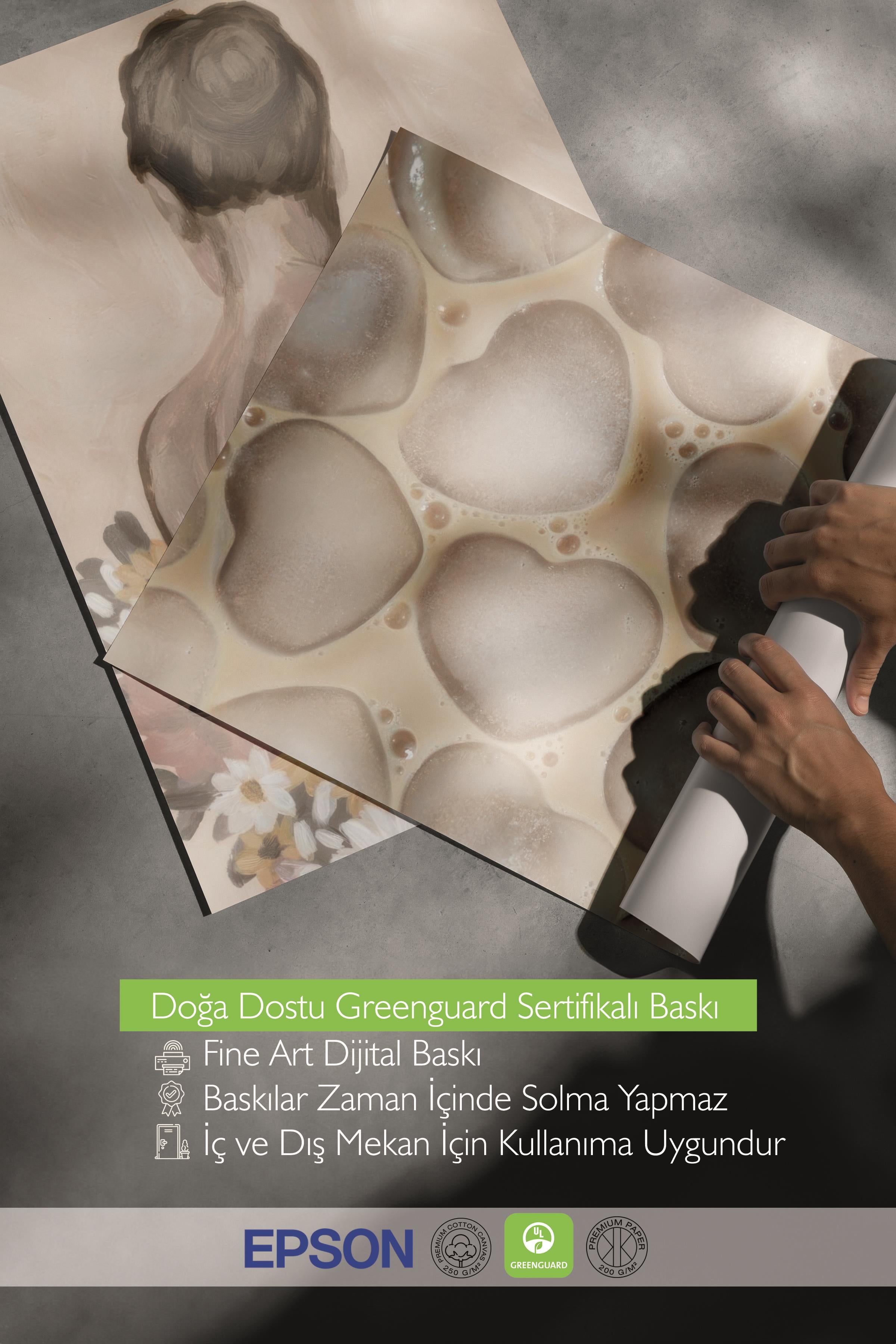 Ahşap Çerçeveli Tablo Seti, Soft Bej Duvar Tablosu, 3 Adet Poster Seti, No:300731