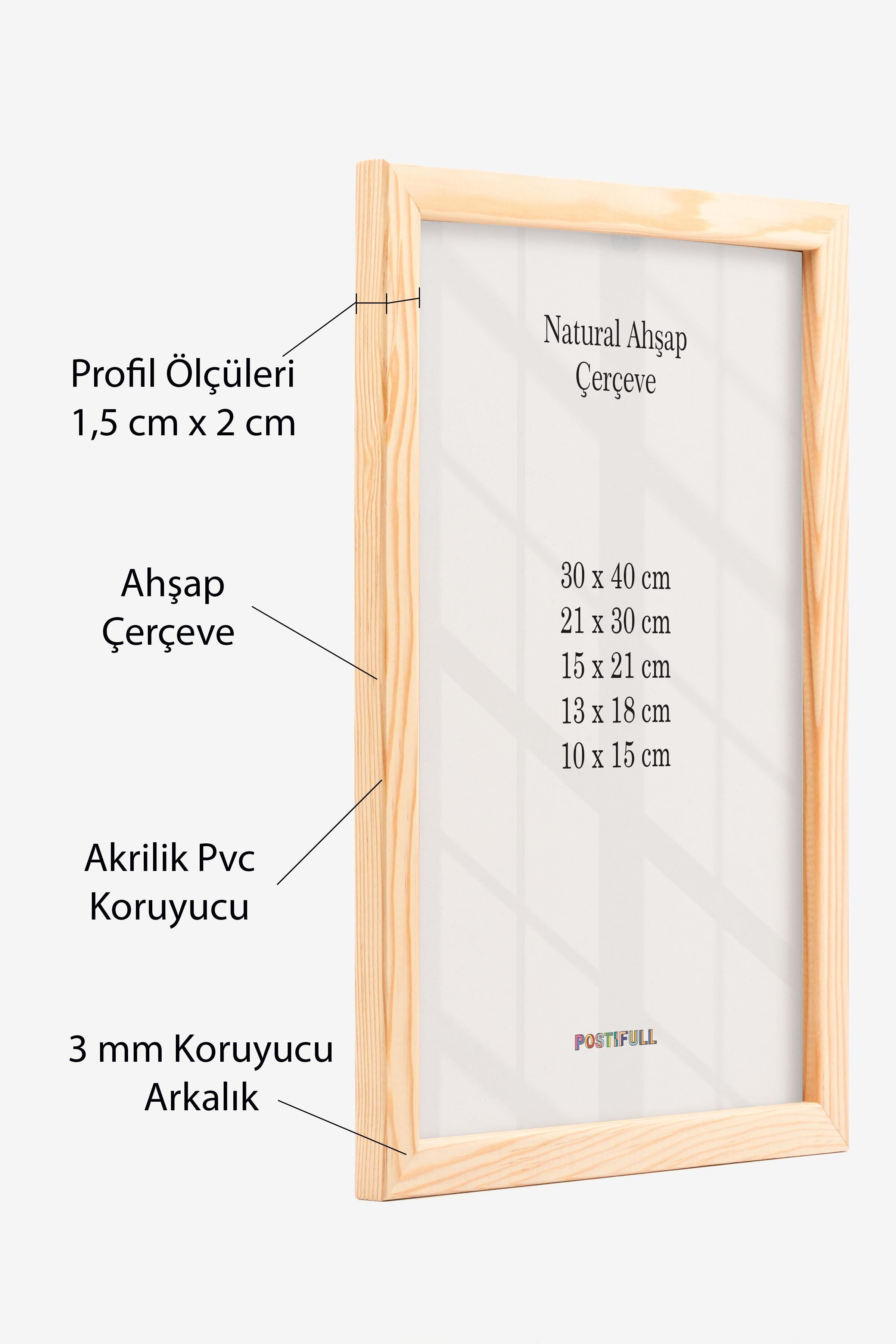 Ahşap Duvar Çerçevesi, Fotoğraf Çerçevesi, Resim Duvar Çerçevesi, Salon, Bebek Odası Çerçeve