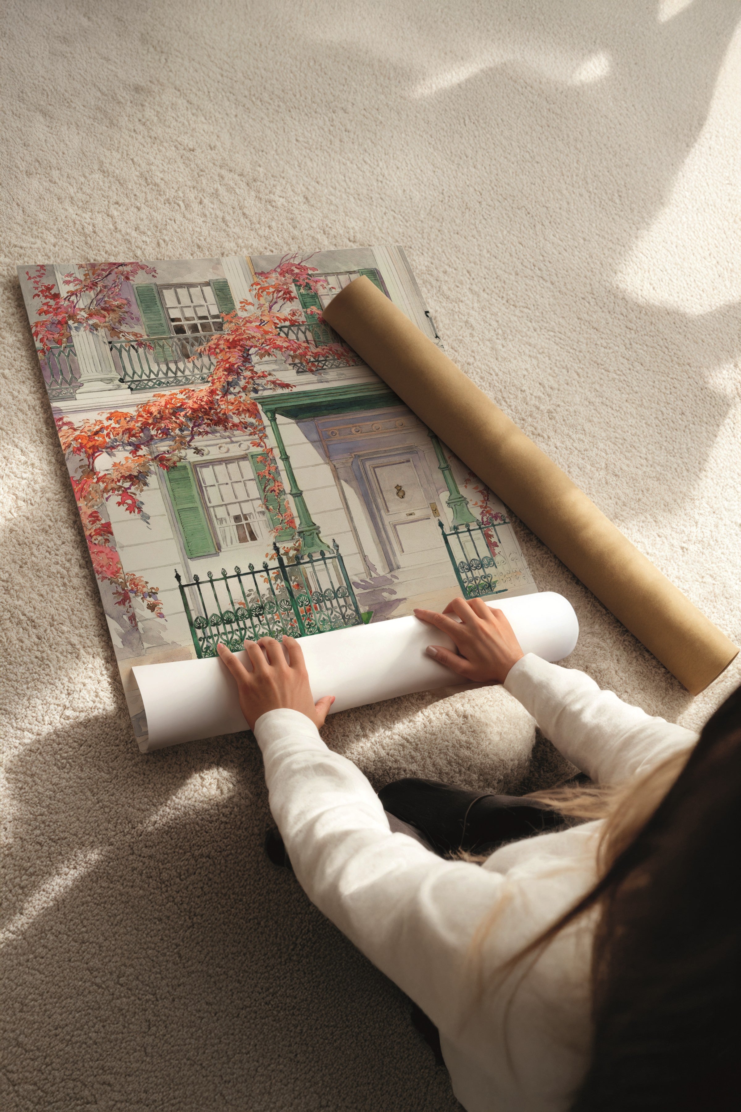 Ahşap Tablo Seti, 3 Adet Ahşap Çerçeveli Poster The Best Happen Model No:300864, Duvar Dekoru