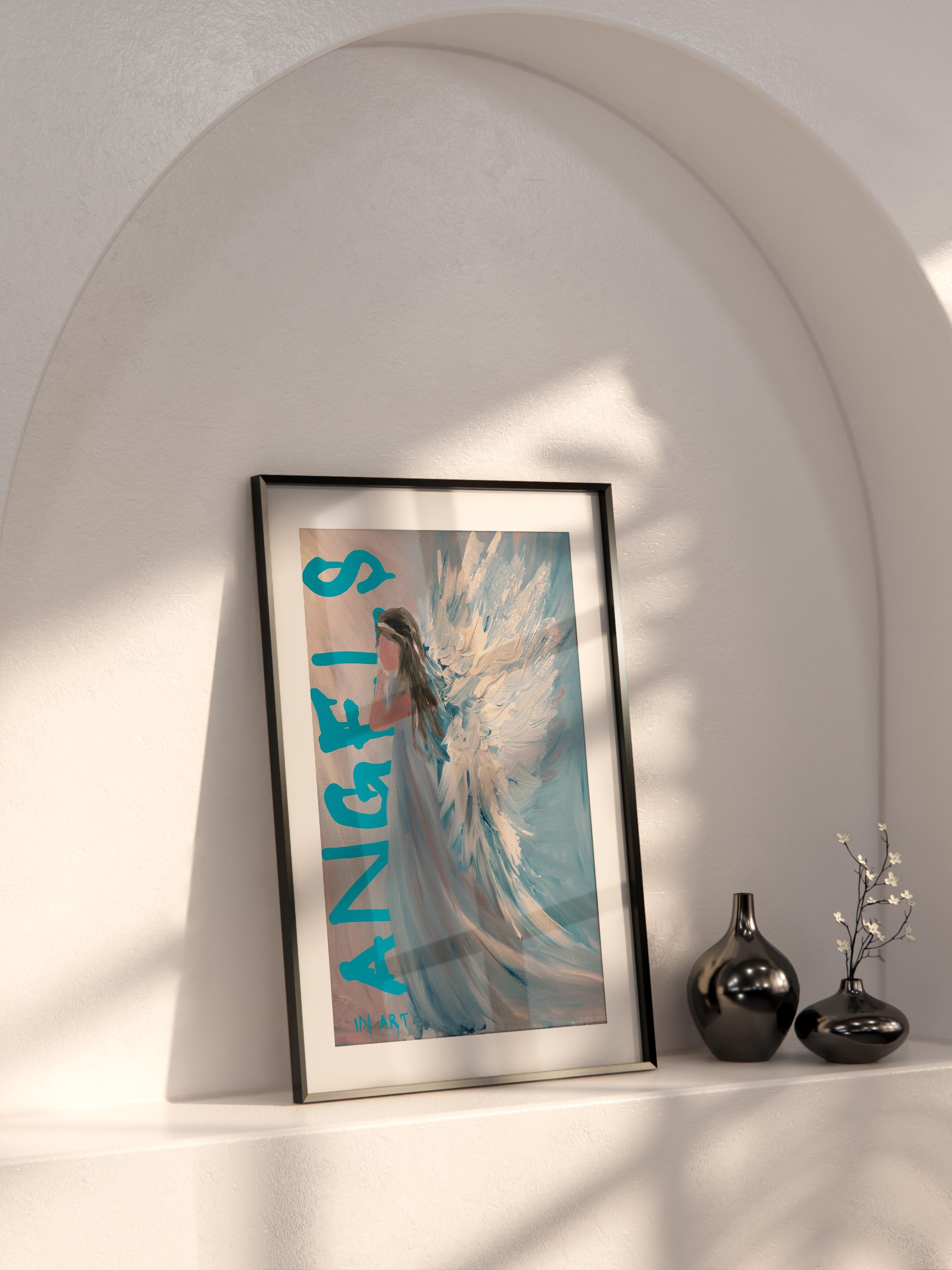 Alternatif Sanat Çerçevesiz Poster, Duvar Dekoru, Çerçevesiz Duvar Tablosu - Arşivsel Kalın Kağıt