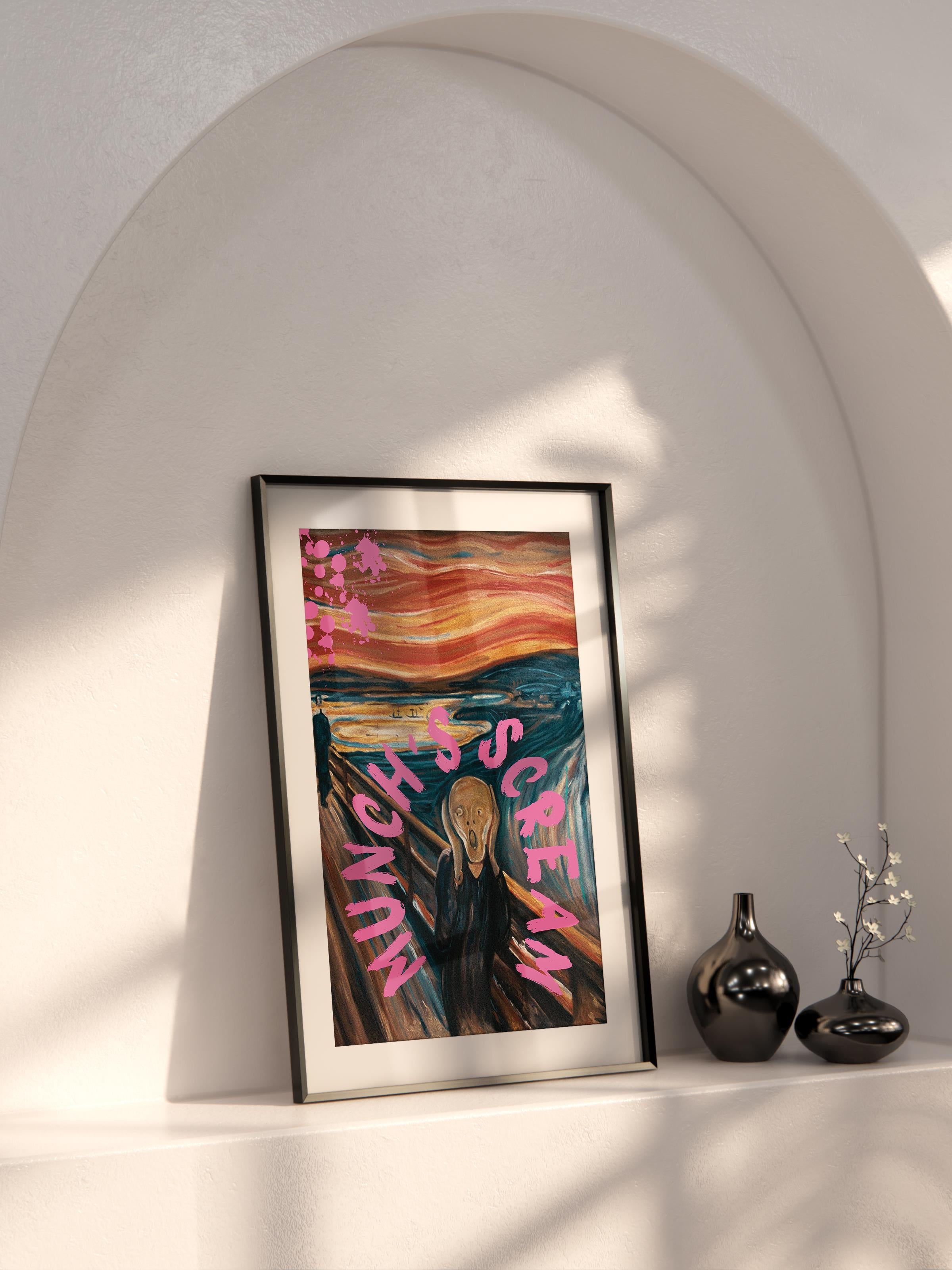 Alternatif Sanat Çerçevesiz Poster, Duvar Dekoru, Çerçevesiz Duvar Tablosu - Arşivsel Kalın Kağıt