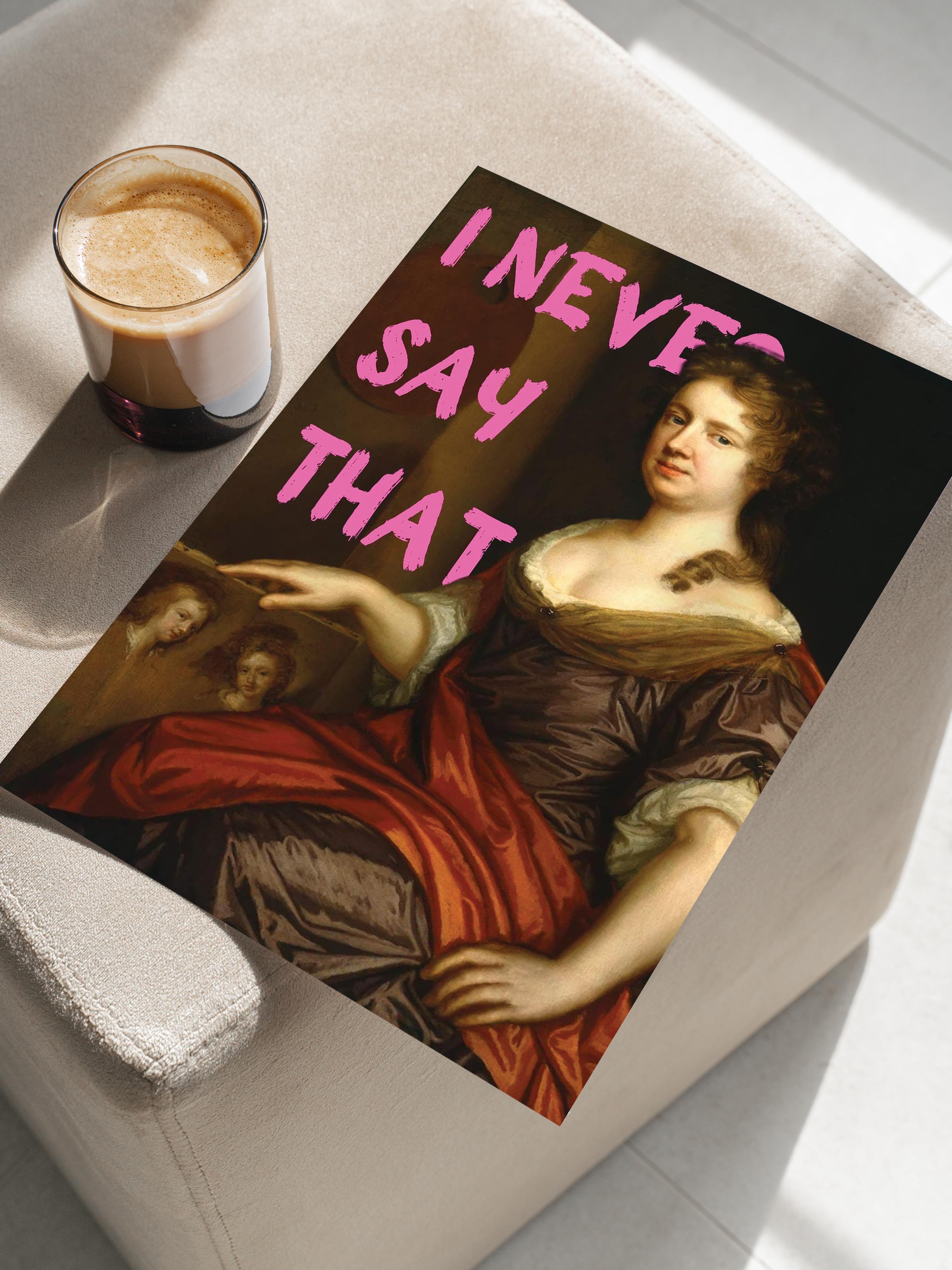 Alternatif Sanat Çerçevesiz Poster, Duvar Dekoru, Çerçevesiz Duvar Tablosu - Arşivsel Kalın Kağıt