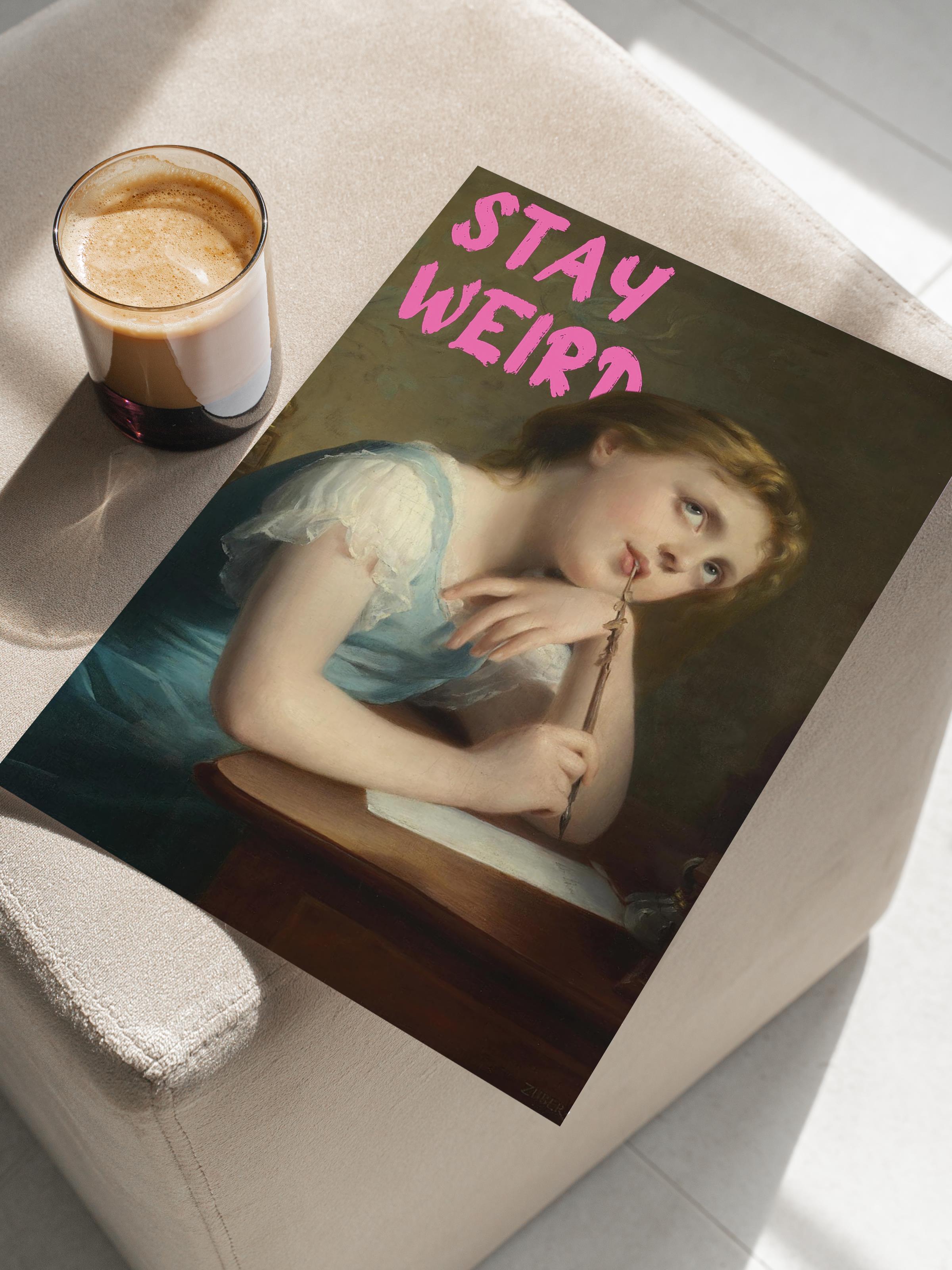 Alternatif Sanat Çerçevesiz Poster, Duvar Dekoru, Çerçevesiz Duvar Tablosu - Arşivsel Kalın Kağıt