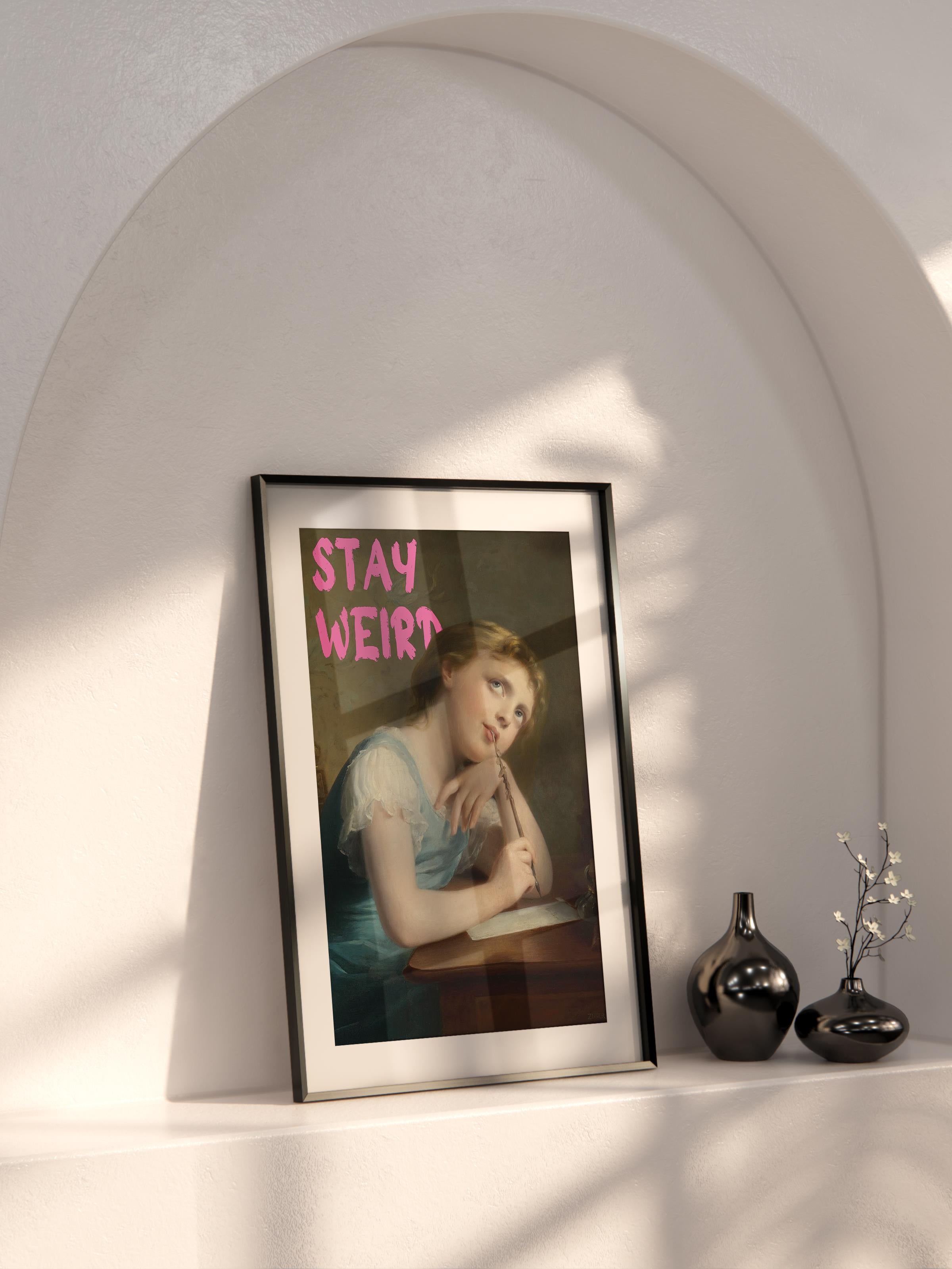 Alternatif Sanat Çerçevesiz Poster, Duvar Dekoru, Çerçevesiz Duvar Tablosu - Arşivsel Kalın Kağıt