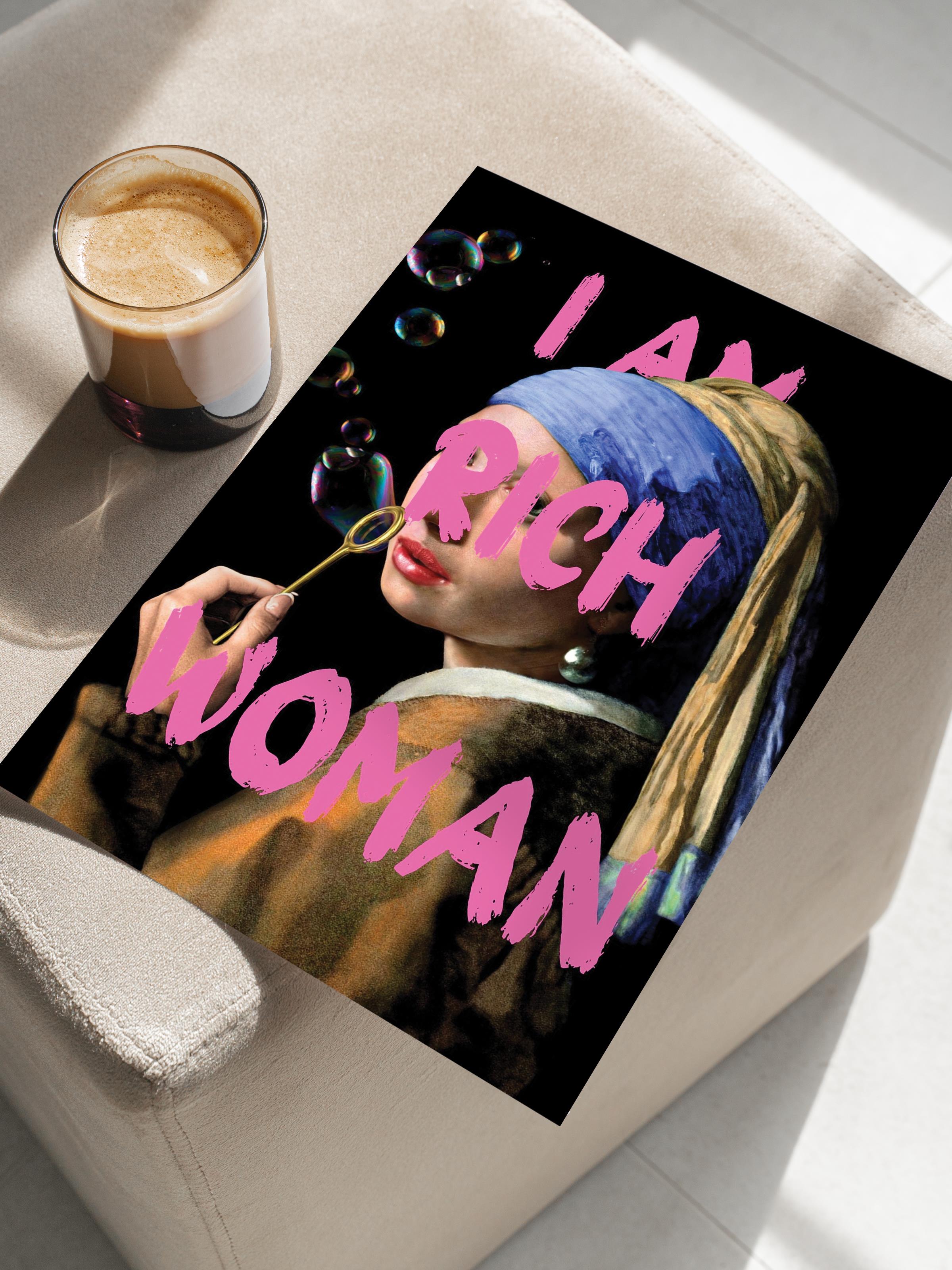 Alternatif Sanat Çerçevesiz Poster, Duvar Dekoru, Çerçevesiz Duvar Tablosu - Arşivsel Kalın Kağıt