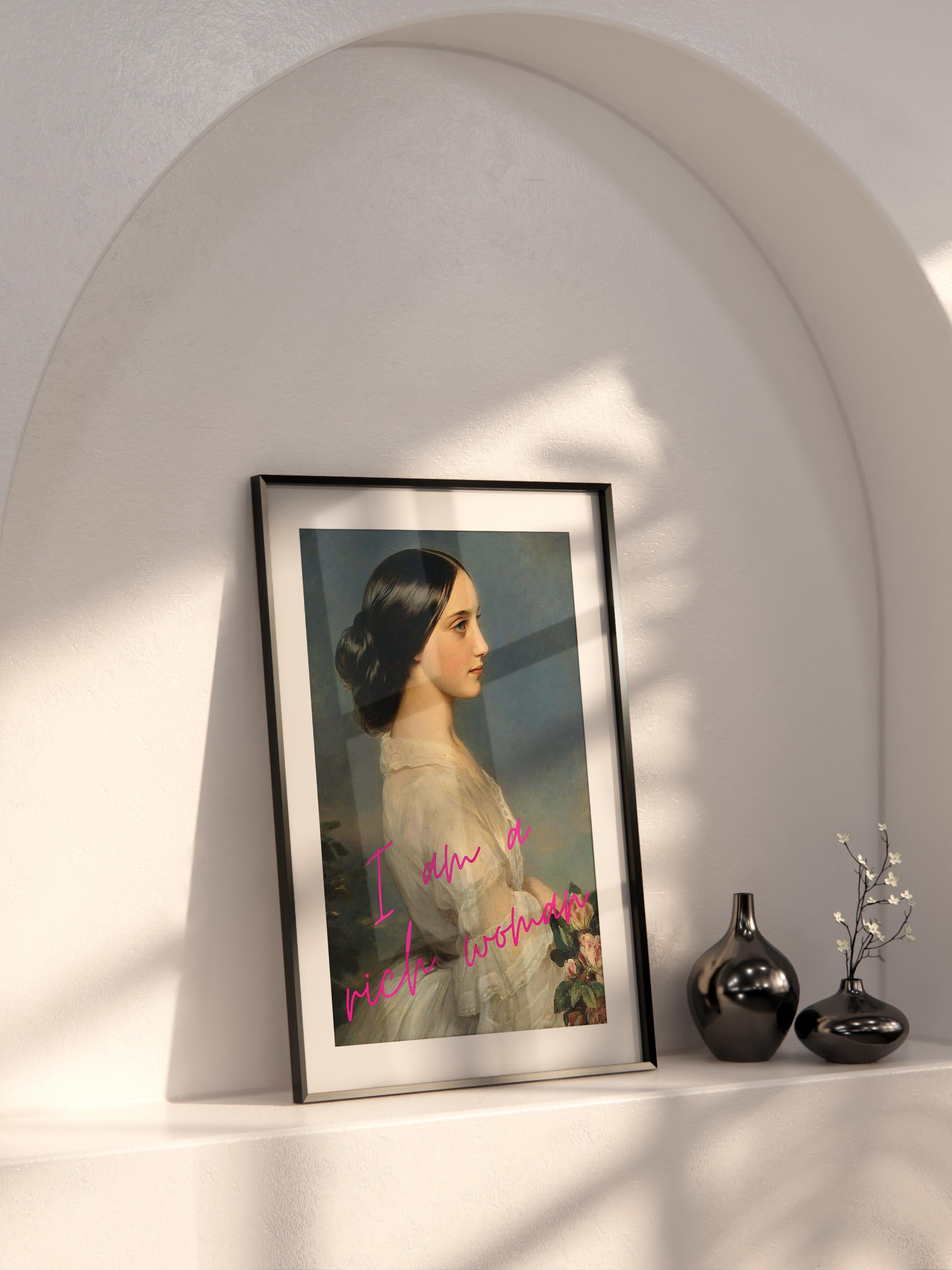 Alternatif Sanat Çerçevesiz Poster, Duvar Dekoru, Çerçevesiz Duvar Tablosu - Arşivsel Kalın Kağıt