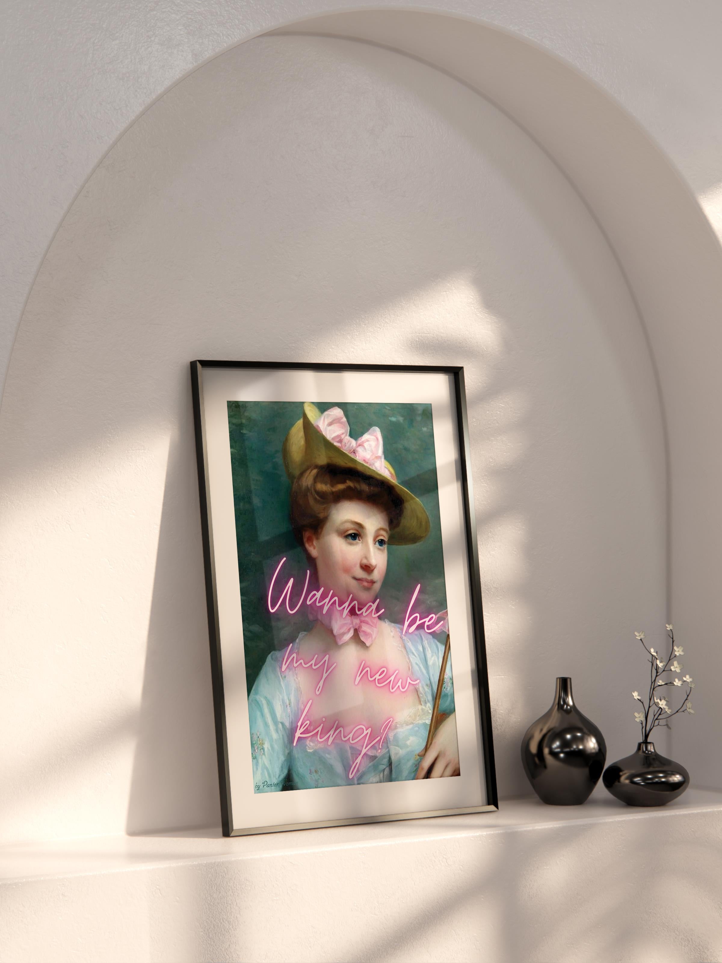 Alternatif Sanat Çerçevesiz Poster, Duvar Dekoru, Çerçevesiz Duvar Tablosu - Arşivsel Kalın Kağıt