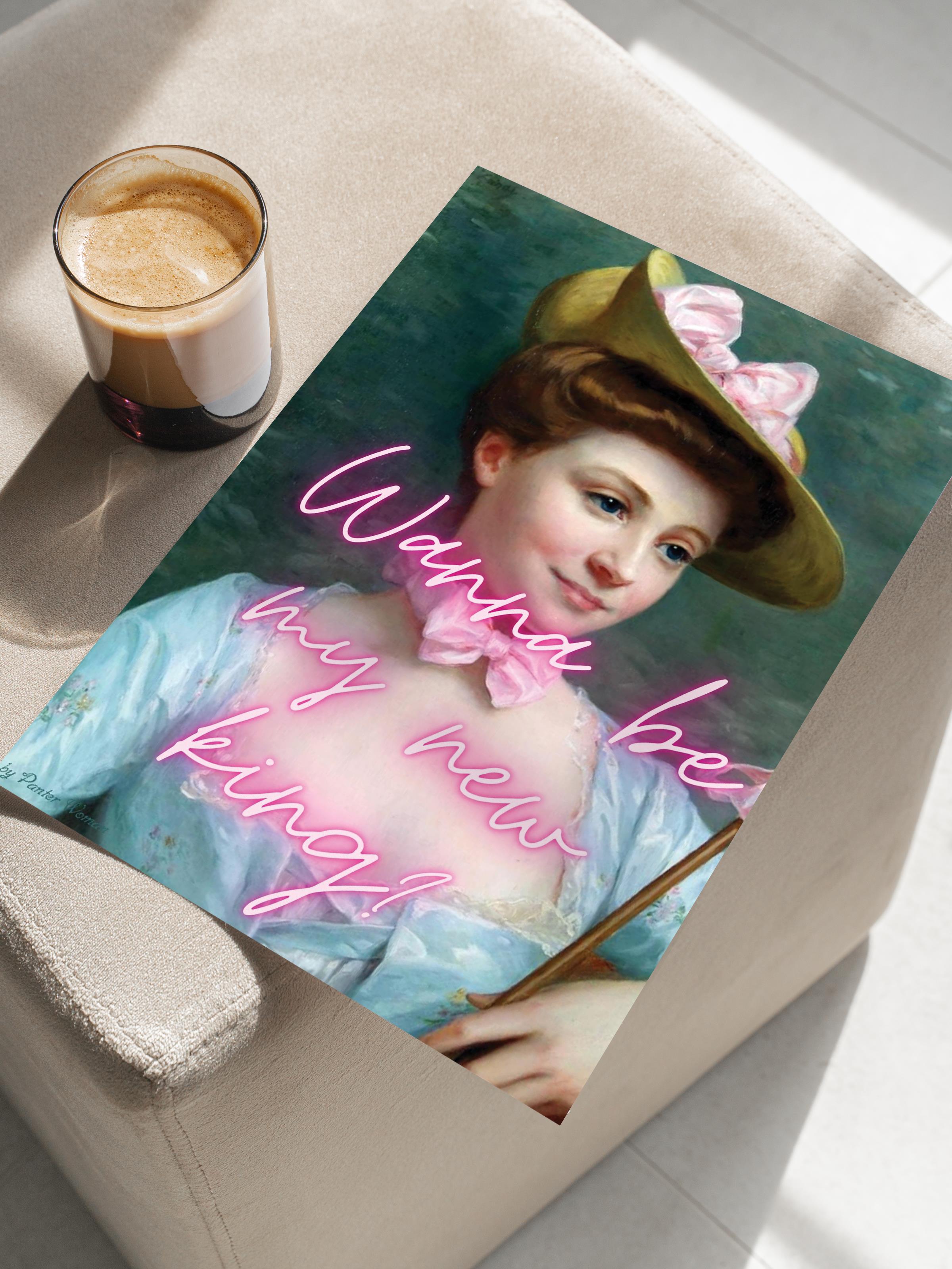 Alternatif Sanat Çerçevesiz Poster, Duvar Dekoru, Çerçevesiz Duvar Tablosu - Arşivsel Kalın Kağıt