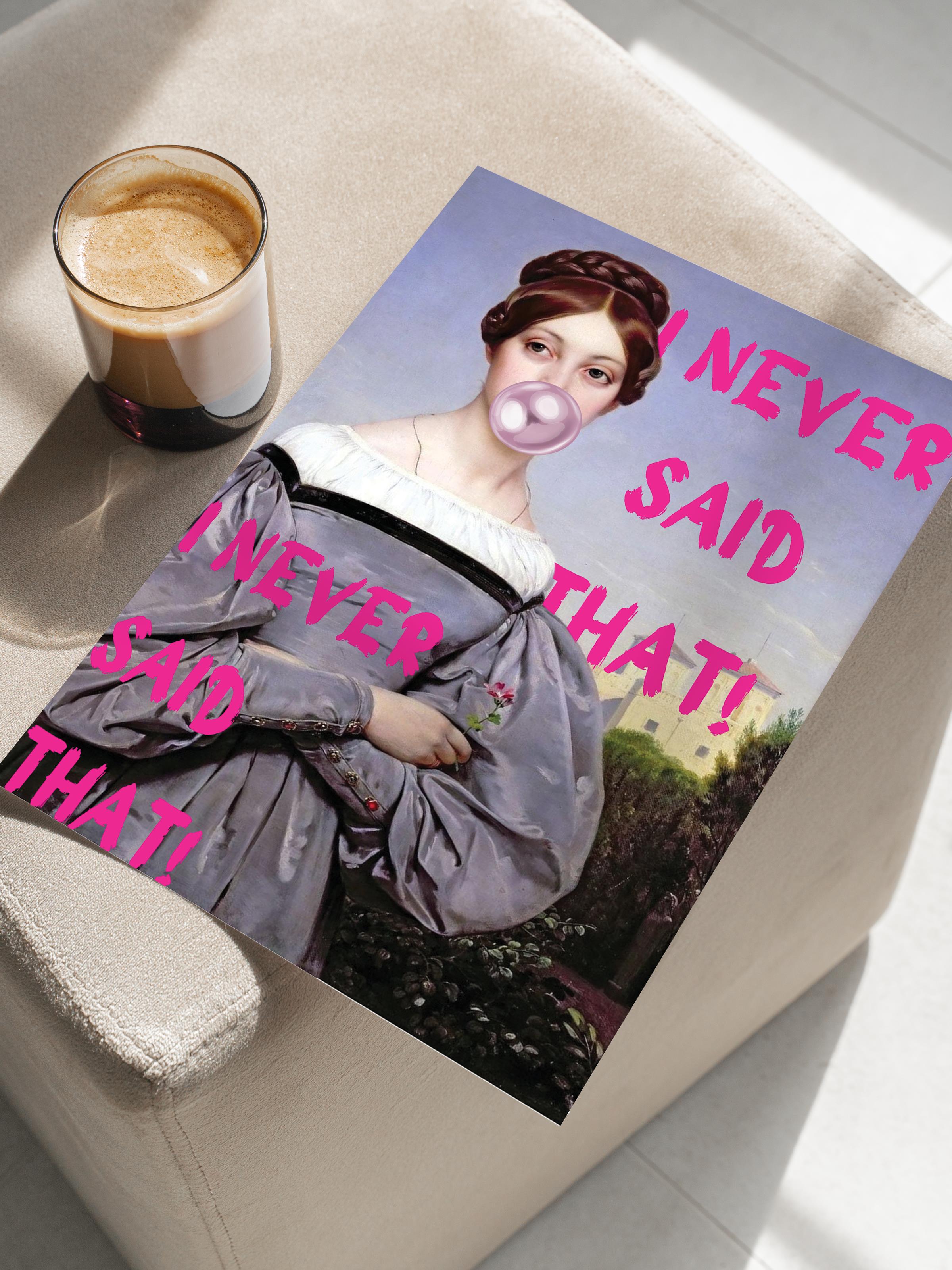 Alternatif Sanat Çerçevesiz Poster, Duvar Dekoru, Çerçevesiz Duvar Tablosu - Arşivsel Kalın Kağıt