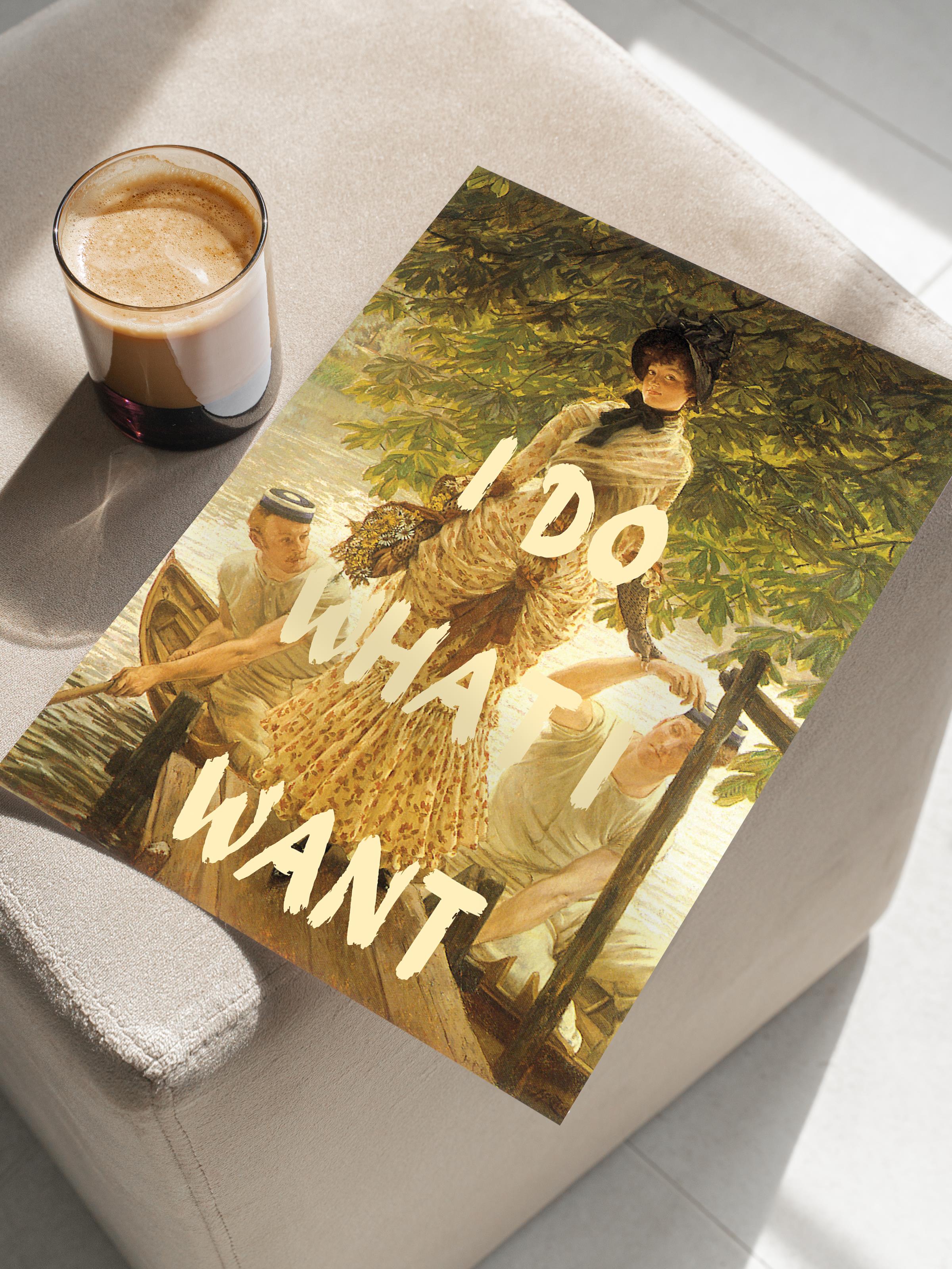 Alternatif Sanat Çerçevesiz Poster, Duvar Dekoru, Çerçevesiz Duvar Tablosu - Arşivsel Kalın Kağıt