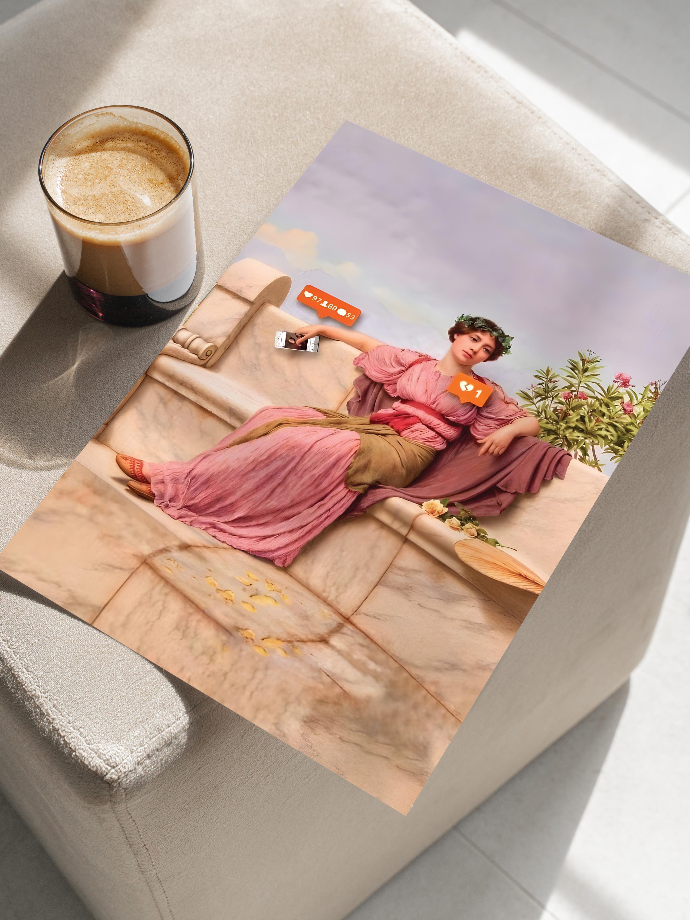 Alternatif Sanat Çerçevesiz Poster, Duvar Dekoru, Çerçevesiz Duvar Tablosu - Arşivsel Kalın Kağıt