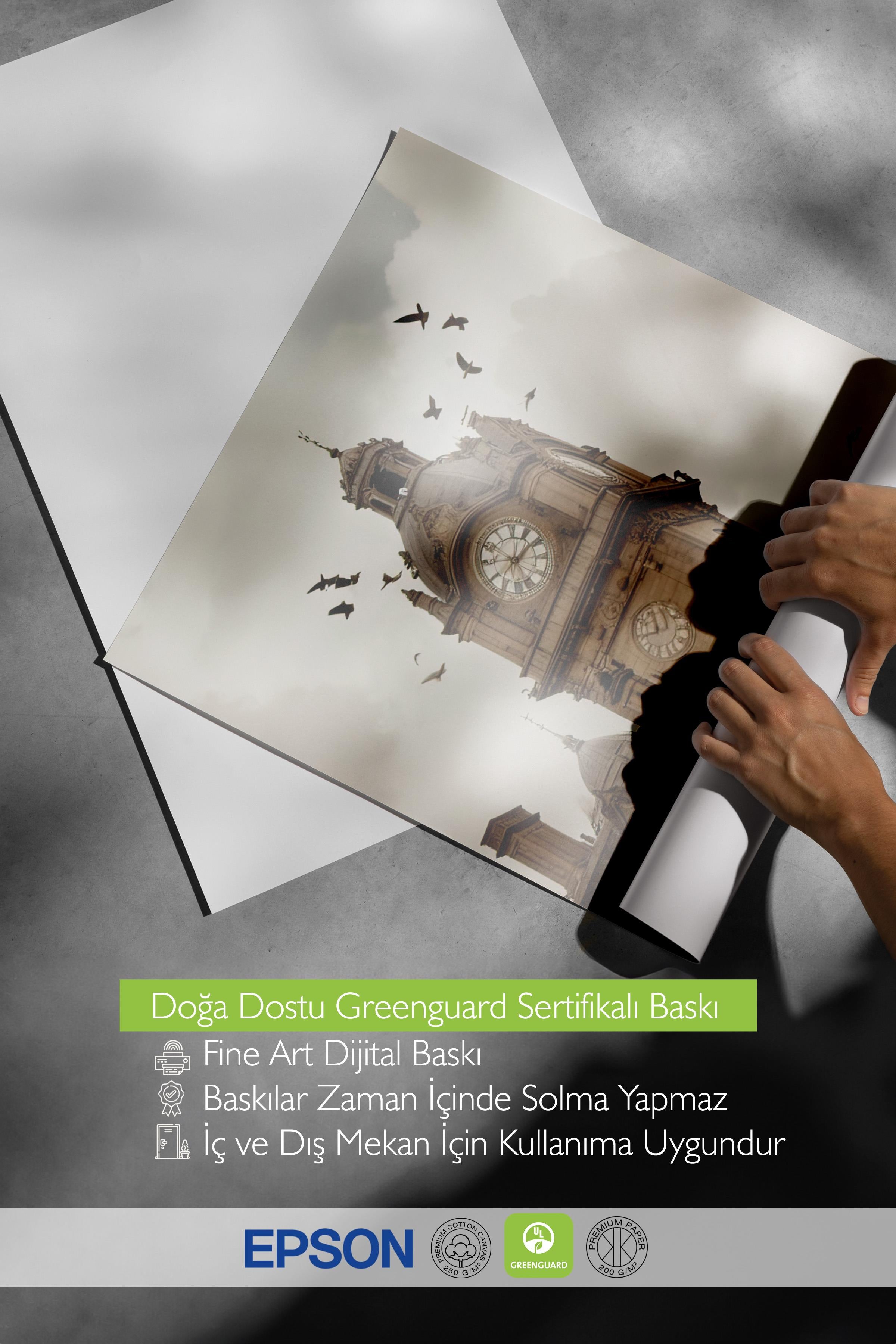 Bats by the Building Poster, Dikey Duvar Tablosu Comfort Serisi NO:108360