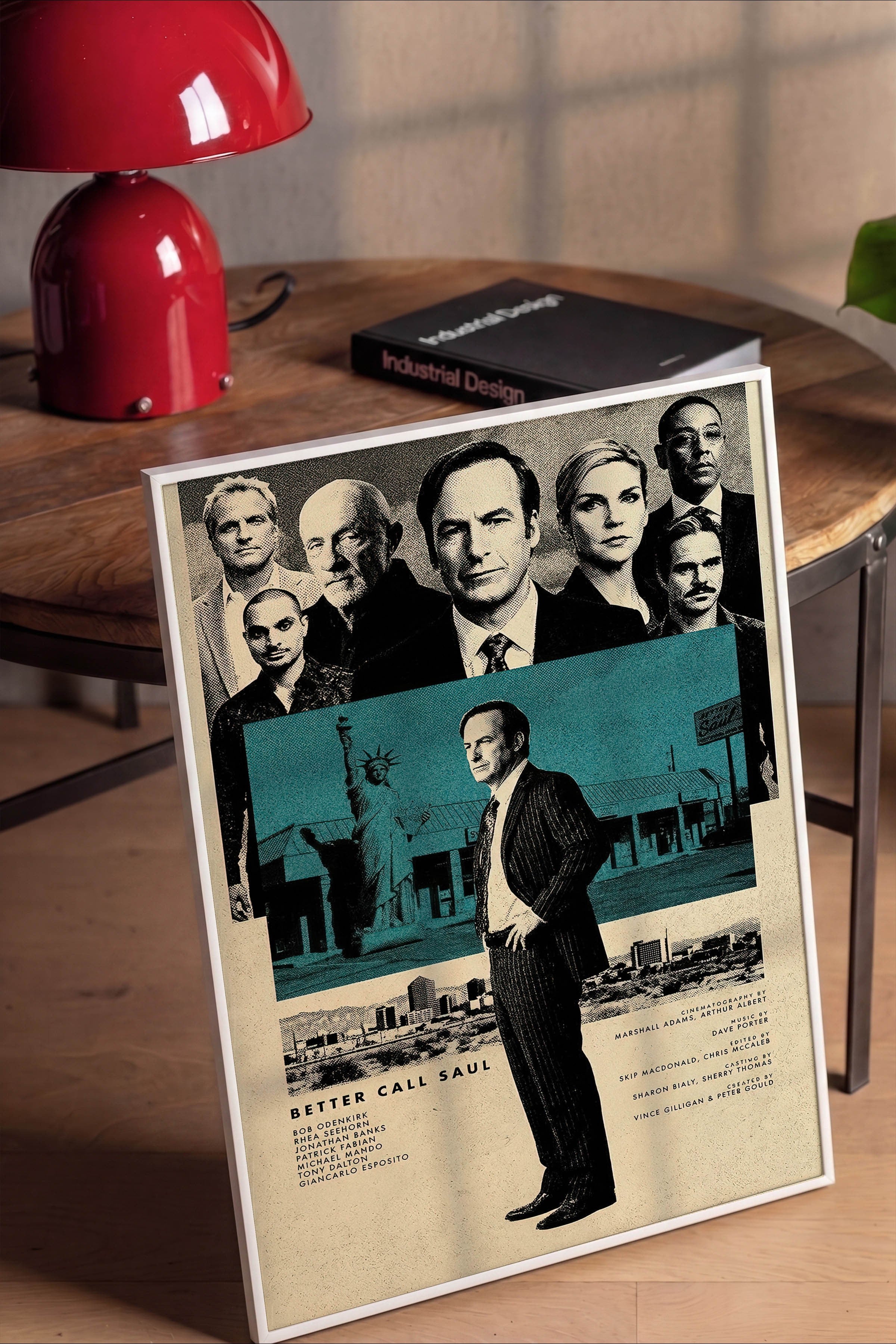 Better Call Saul Beyaz Çerçeveli Poster, Sinema ve Dizi Tablo, Film Dizi Afişleri NO:112793