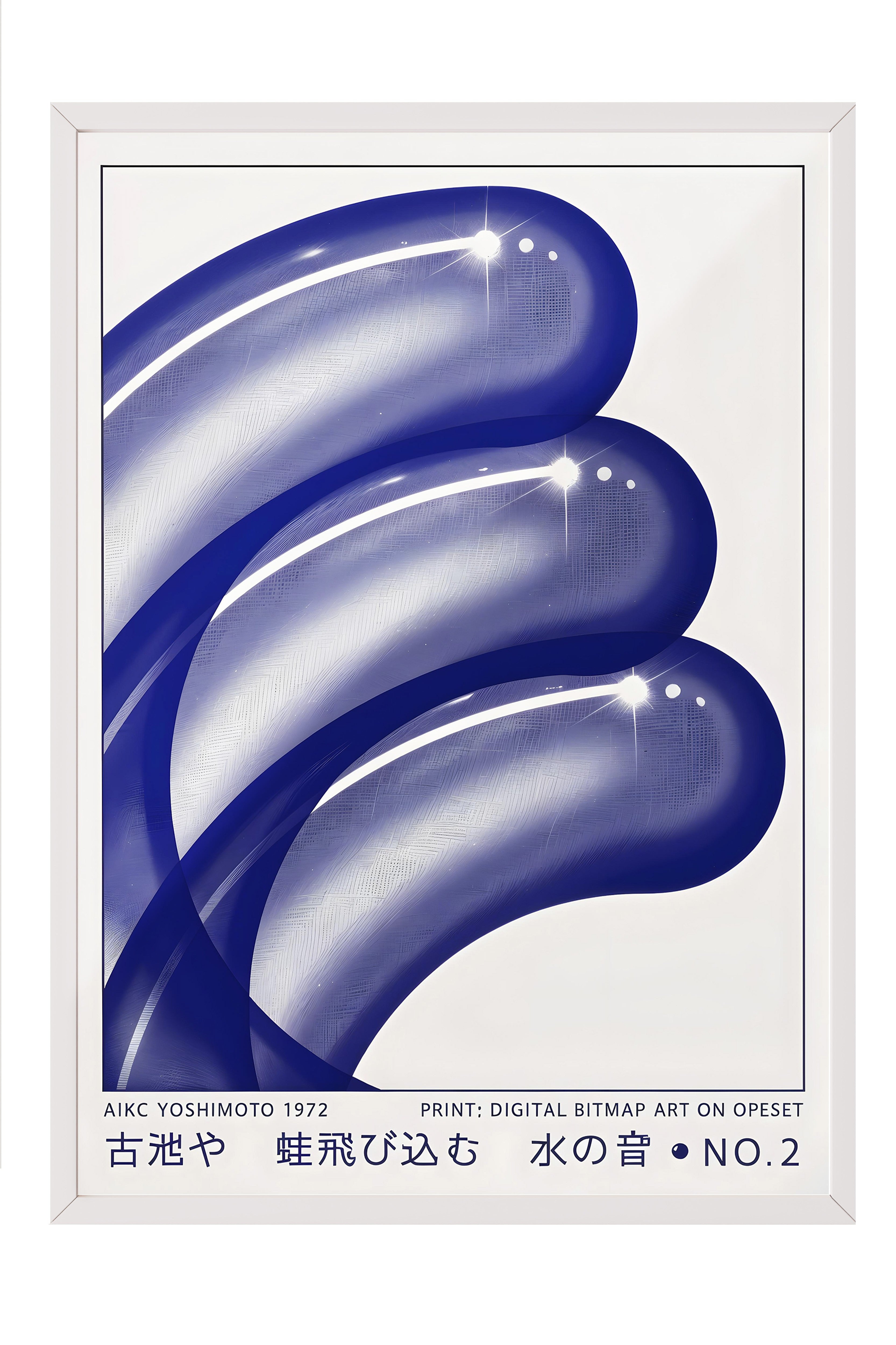 Beyaz Çerçeveli Tablo, Aiko Yoshimoto - 1, Comfort Serisi Poster ve Duvar Tablosu, NO:108972