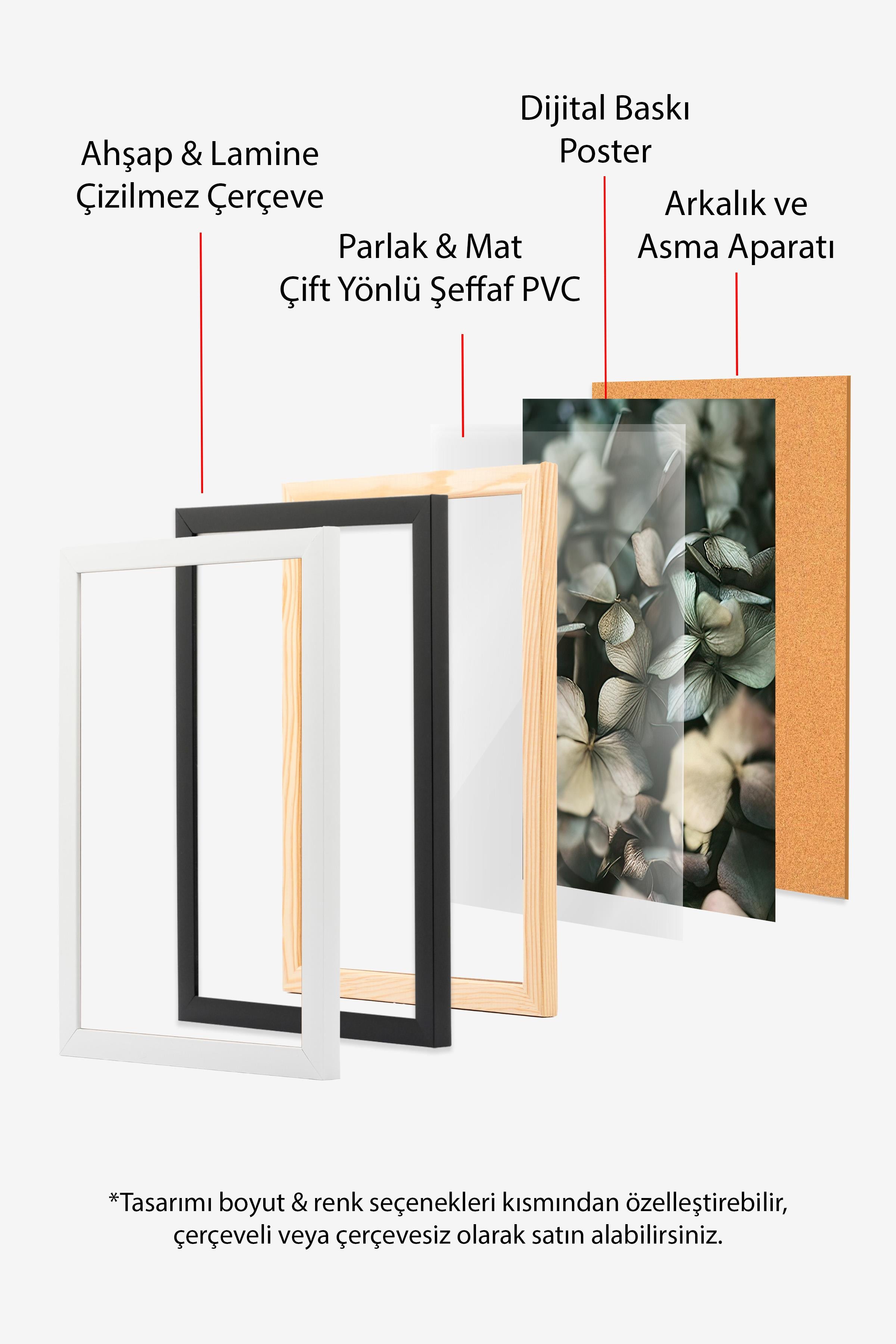 Beyaz Çerçeveli Tablo, Duvar Tablosu, Cool Cat Jazz Club Comfort Serisi NO:108688