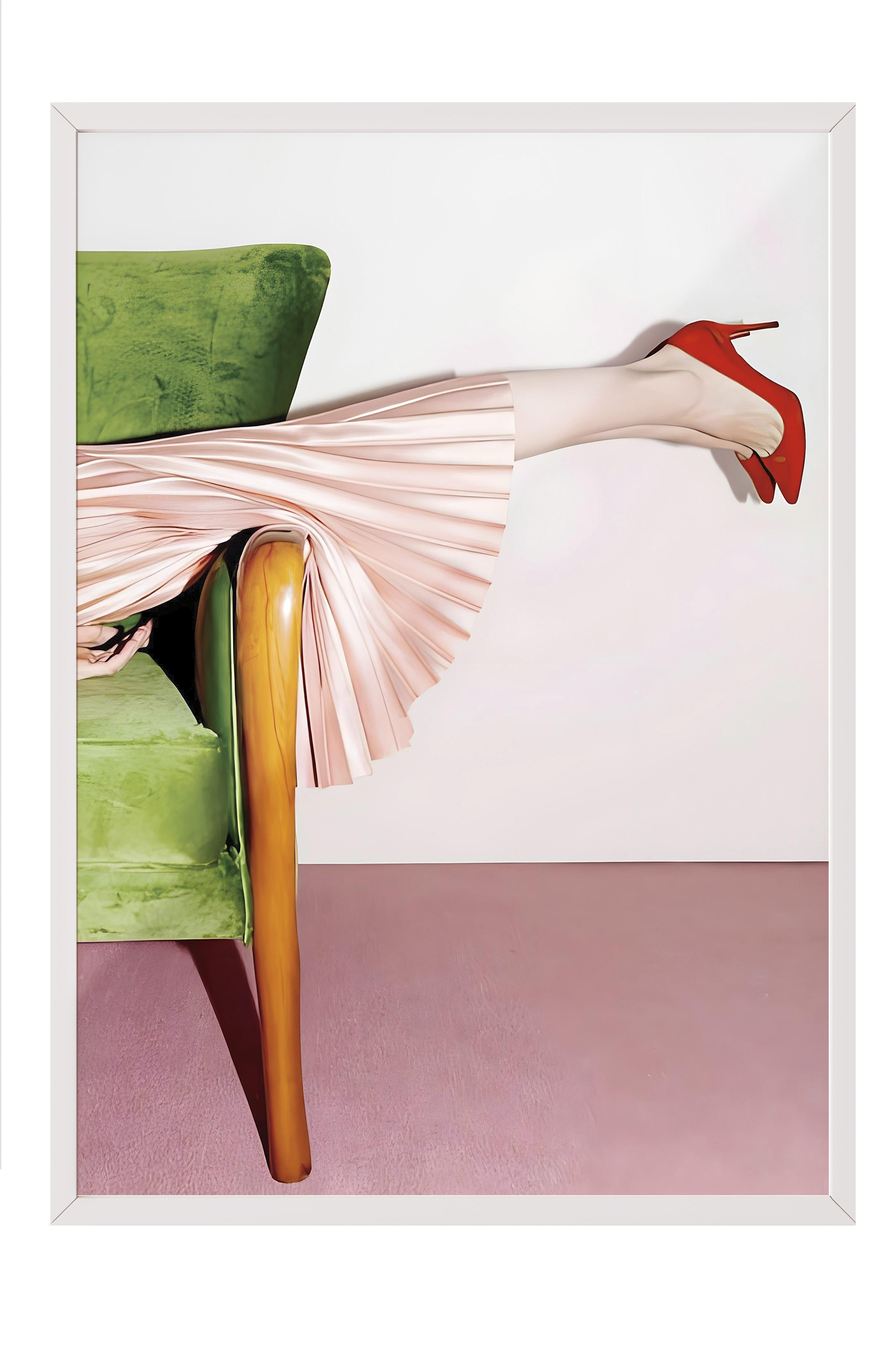 Beyaz Çerçeveli Tablo, Poster ve Çerçeve Seti, Duvar Tablosu, Naptime Comfort Serisi NO:108652