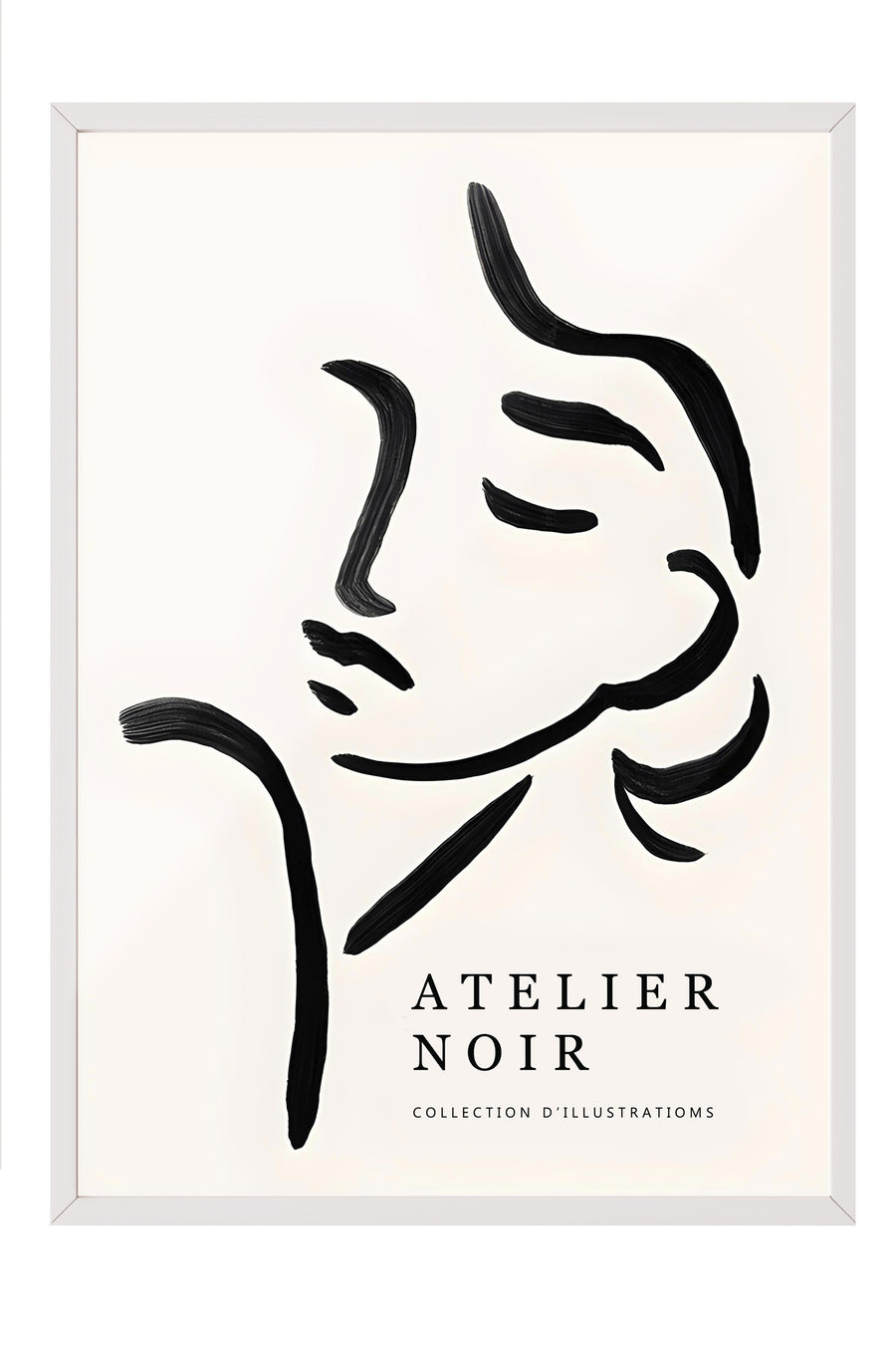 Atelier Noir Poster – Beyaz Çerçeveli Tablo