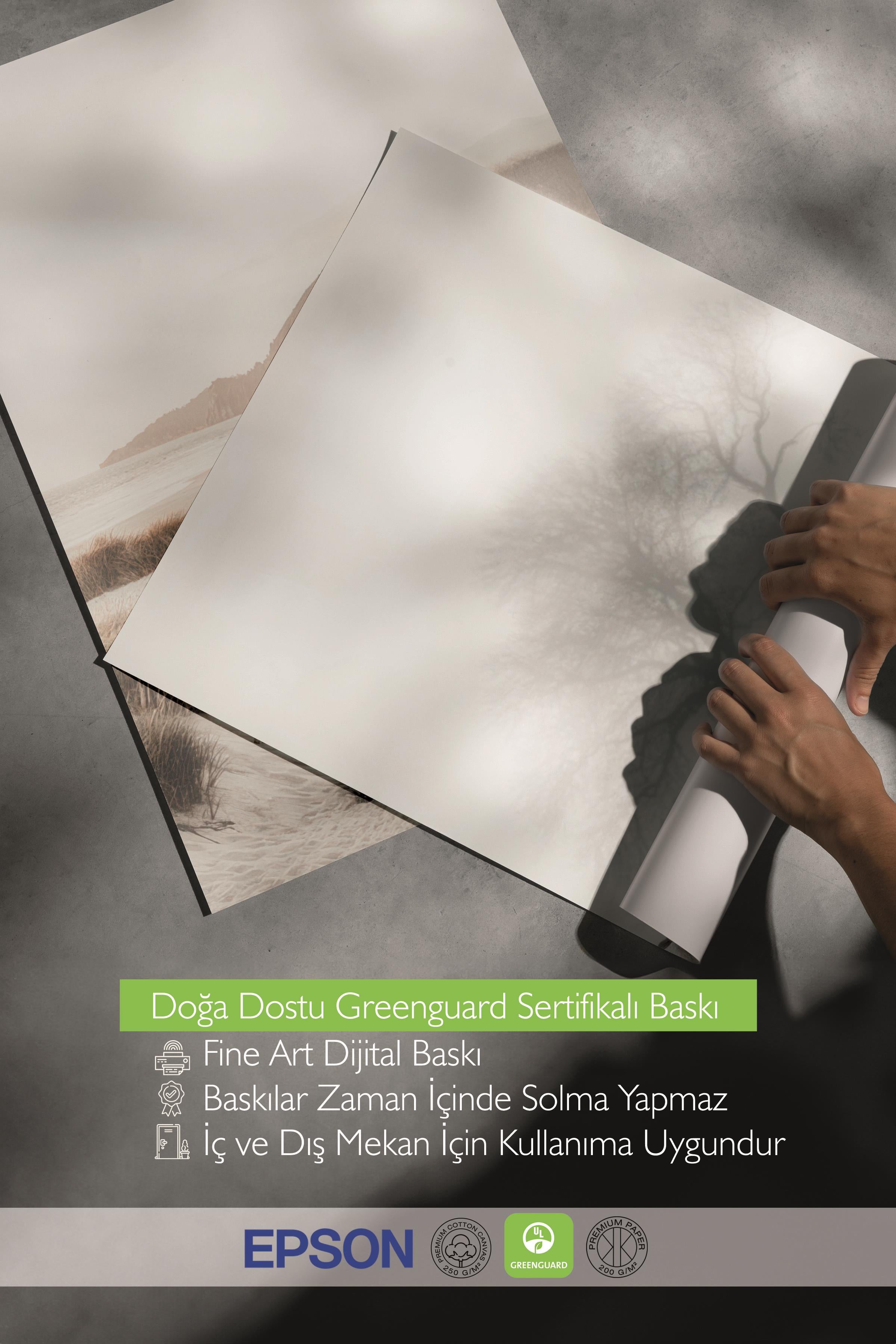 Beyaz Çerçeveli Tablo Seti, Kahverengi Fotoğraflar Duvar Tablosu, 3 Adet Poster Seti, No:300758