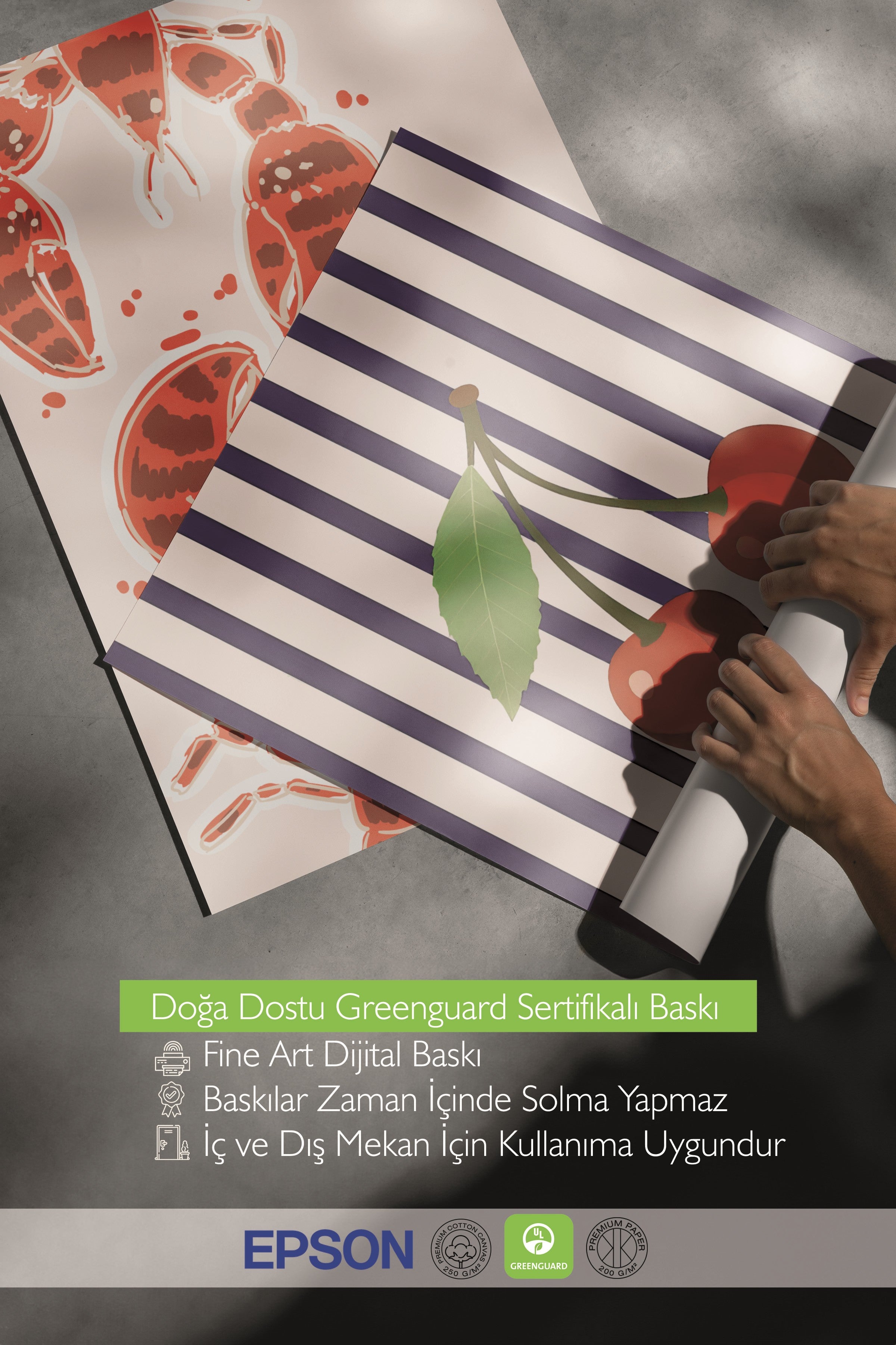 Beyaz Tablo Seti, 3 Adet Beyaz Çerçeveli Poster Happy Hour Model No:300841, Kırmızı Duvar Dekoru