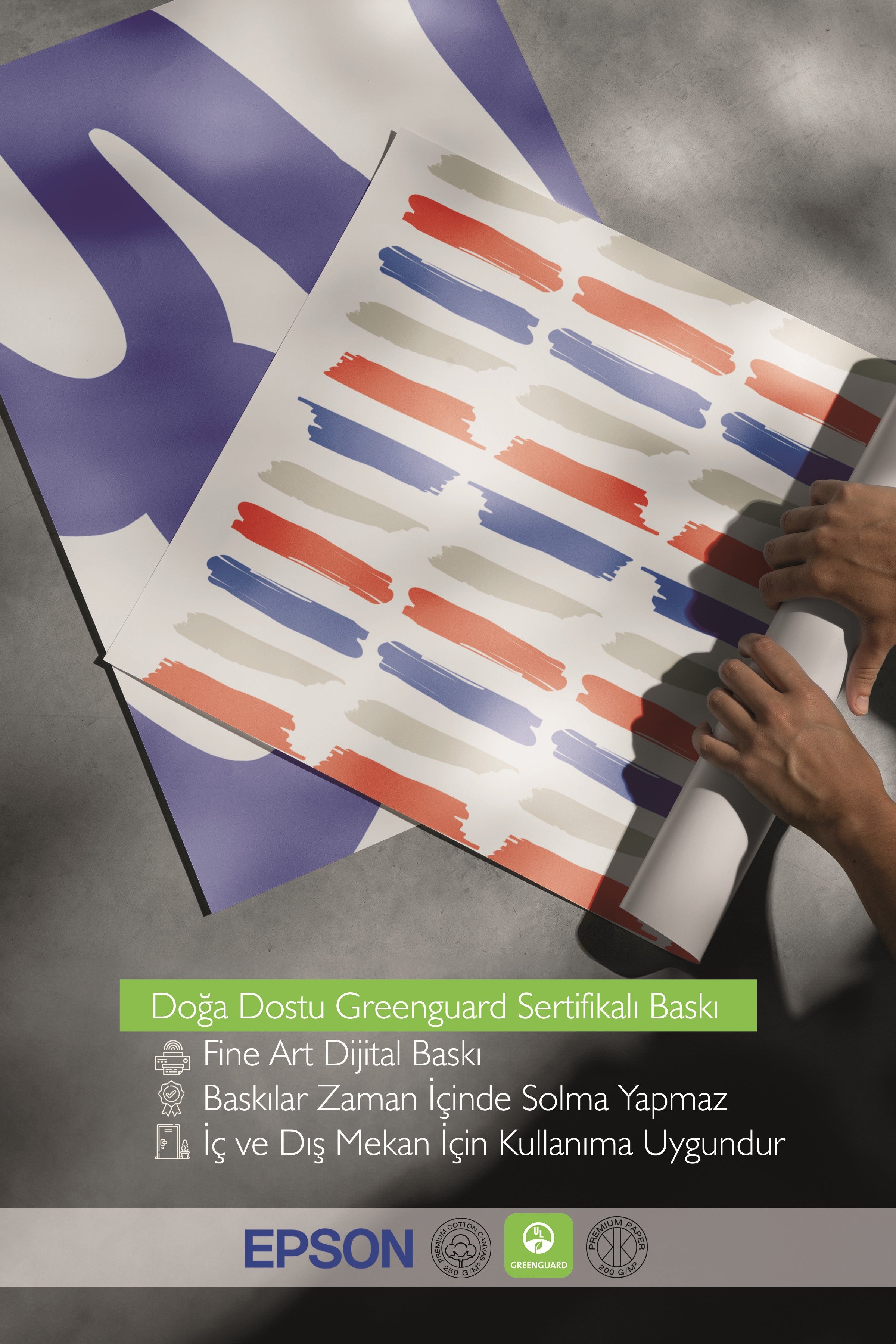 Beyaz Tablo Seti, 3 Adet Beyaz Çerçeveli Poster Oyster Model No:300846, Mavi ve Kırmızı Duvar Dekoru