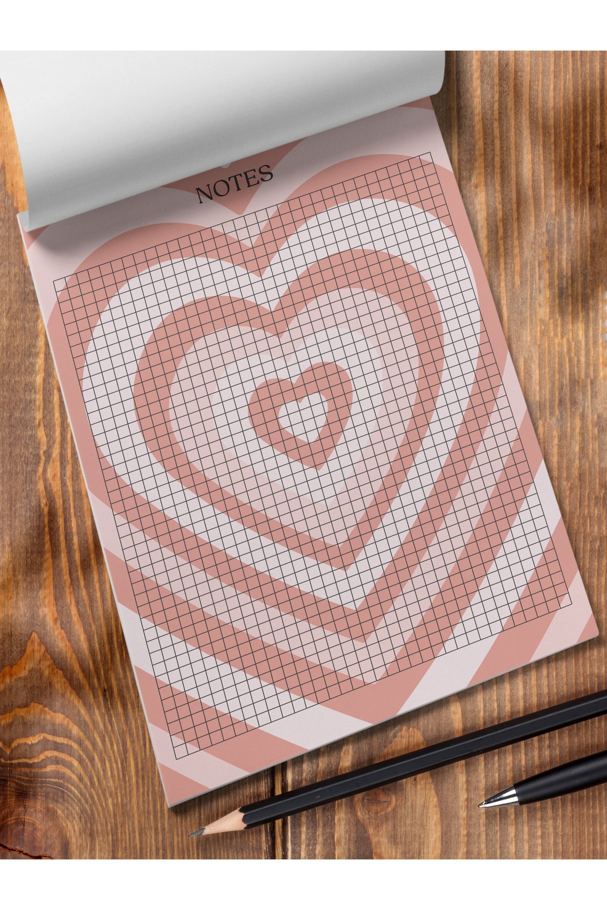 Bloknot, Pastel Temalı Notepad Defter Set, 3 Adet Memopad Defter - Çizgili, Kareli, Noktalı Notebook
