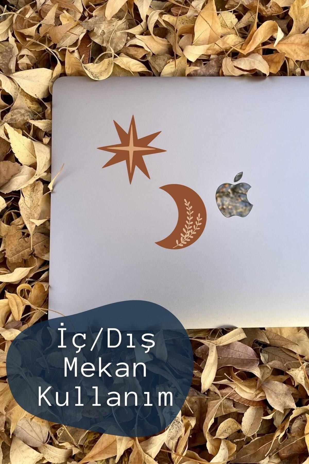 Boho Temalı Sticker Seti - 11 Adet Etiket Seti- Telefon, Tablet, Defter Laptop Uyumlu Etiket