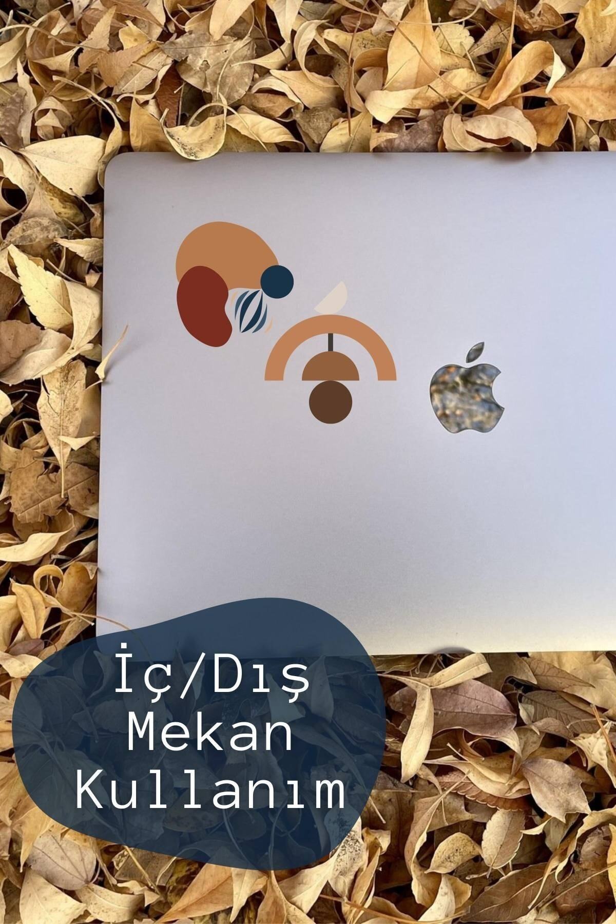 Boho Temalı Sticker Seti - 12 Adet Etiket Seti- Telefon, Tablet, Defter Laptop Uyumlu Etiket