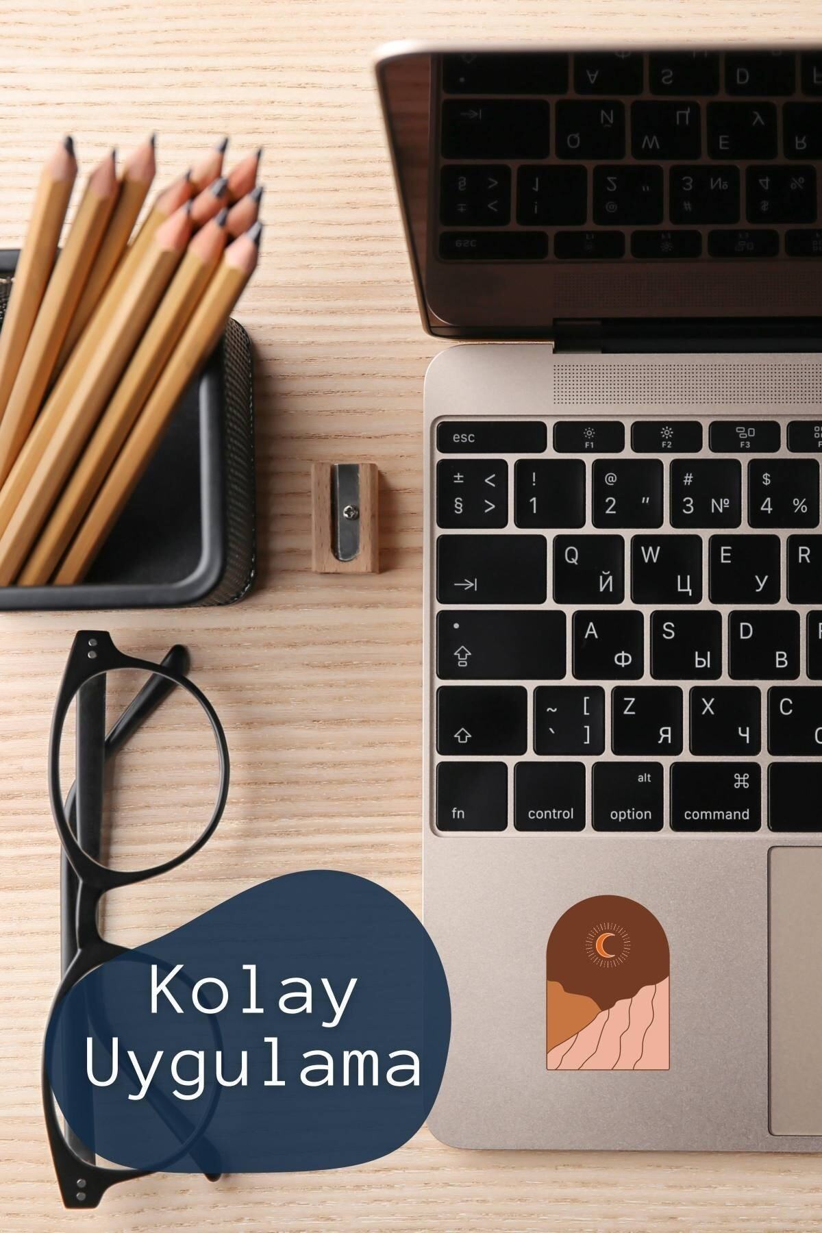 Boho Temalı Sticker Seti - 4 Adet Etiket Seti- Telefon, Tablet, Defter Laptop Uyumlu Etiket