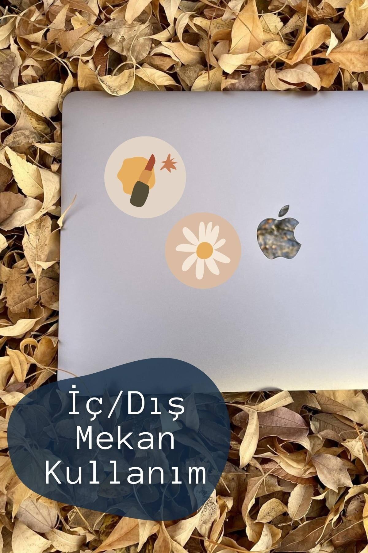 Boho Temalı Sticker Seti - 6 Adet Etiket Seti- Telefon, Tablet, Defter Laptop Uyumlu Etiket