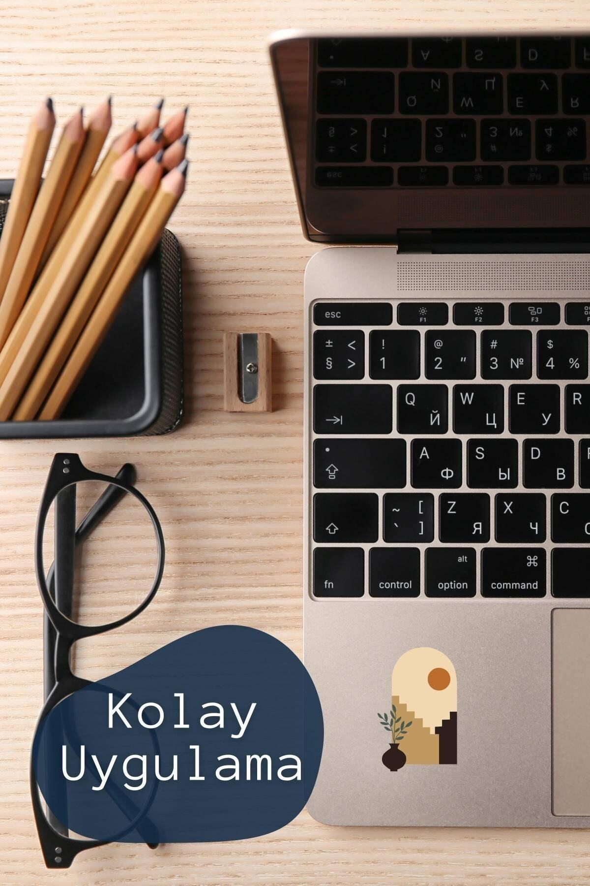 Boho Temalı Sticker Seti - 6 Adet Etiket Seti- Telefon, Tablet, Defter Laptop Uyumlu Etiket