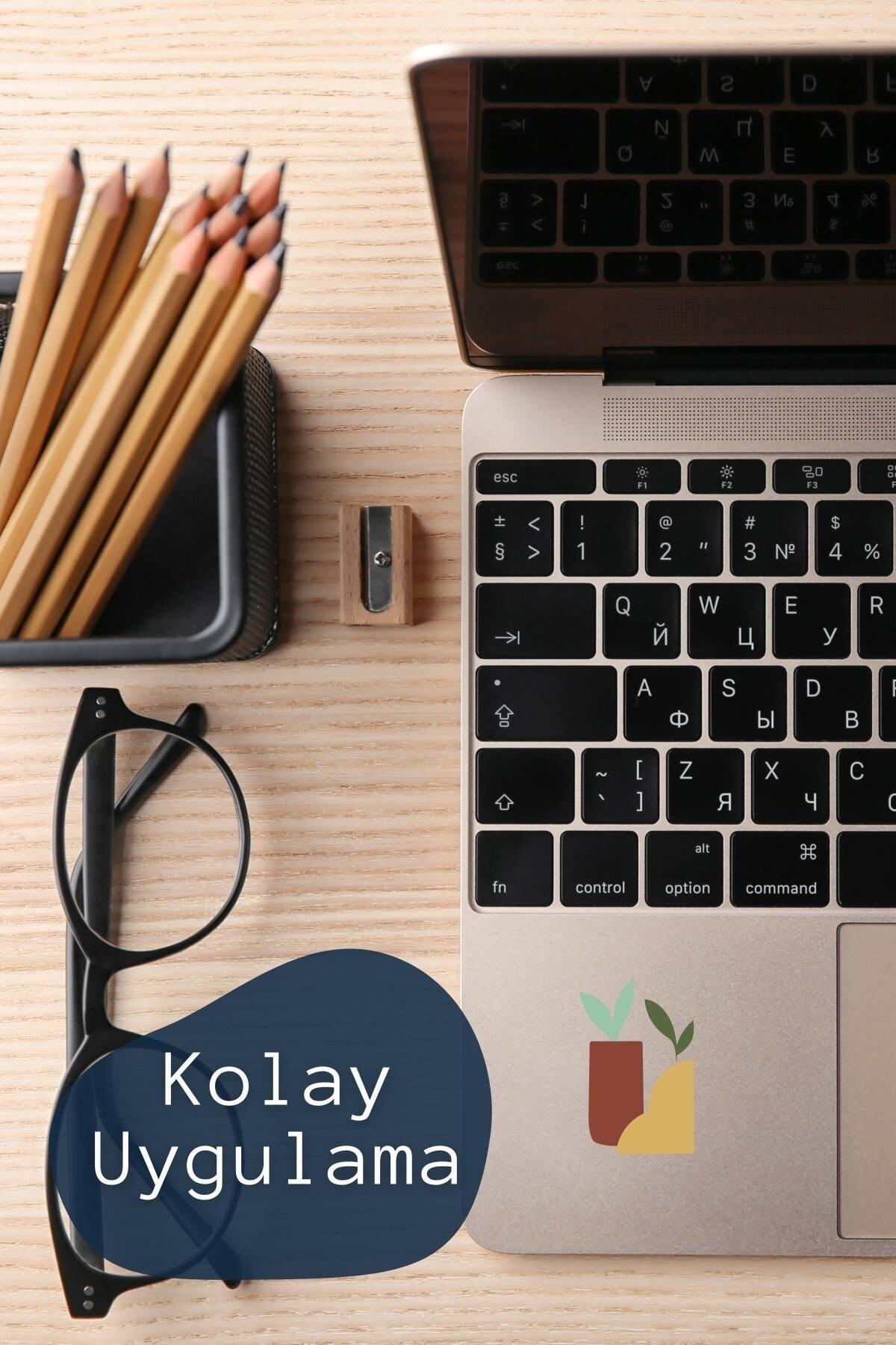 Boho Temalı Sticker Seti - 6 Adet Etiket Seti- Telefon, Tablet, Defter Laptop Uyumlu Etiket