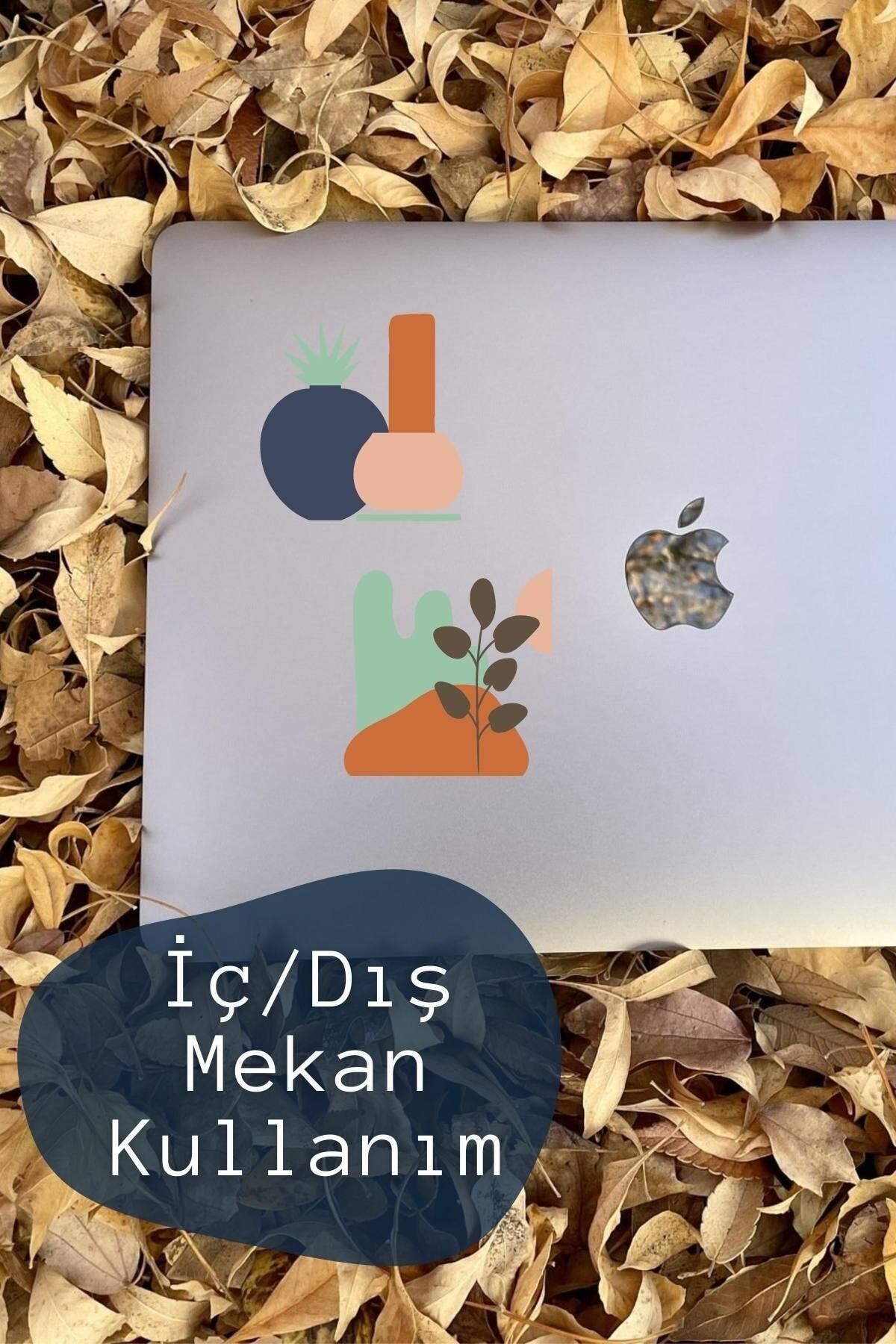 Boho Temalı Sticker Seti - 6 Adet Etiket Seti- Telefon, Tablet, Defter Laptop Uyumlu Etiket