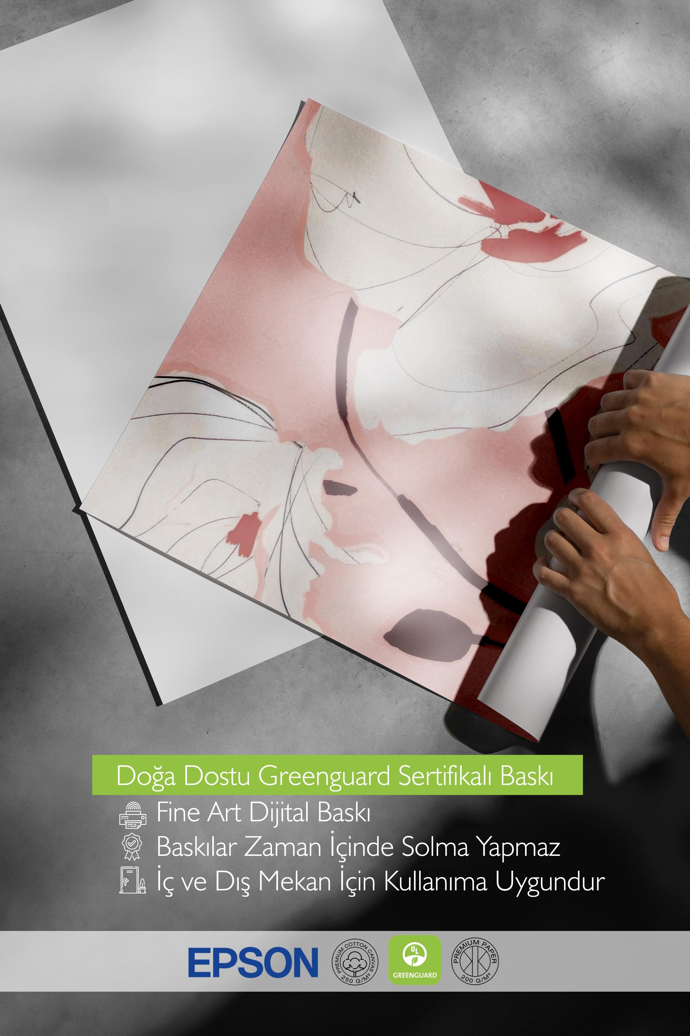 Bold Blossom Poster, Çerçevesiz Duvar Posteri, Dikey Duvar Tablosu Comfort Serisi NO:108571