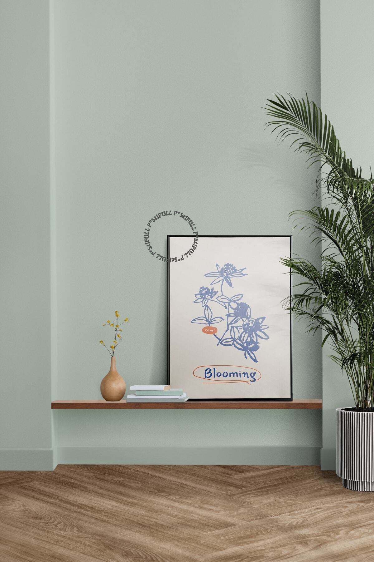 Botanik Poster - Çiçek Çizimi Çerçevesiz Poster