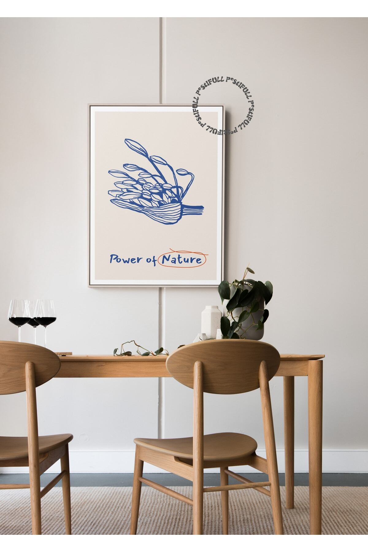 Botanik Poster - Çiçek Çizimi Çerçevesiz Poster