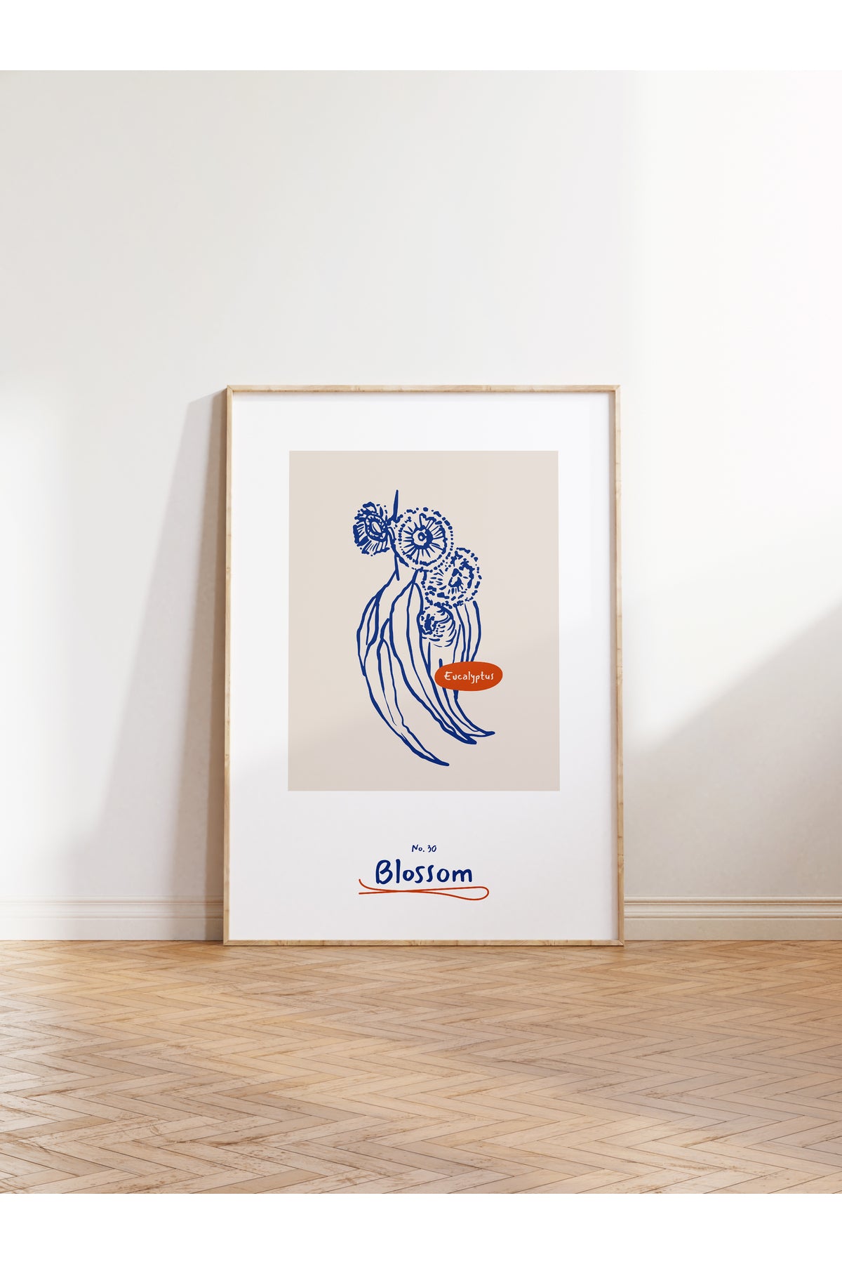 Botanik Poster - Çiçek Çizimi Çerçevesiz Poster