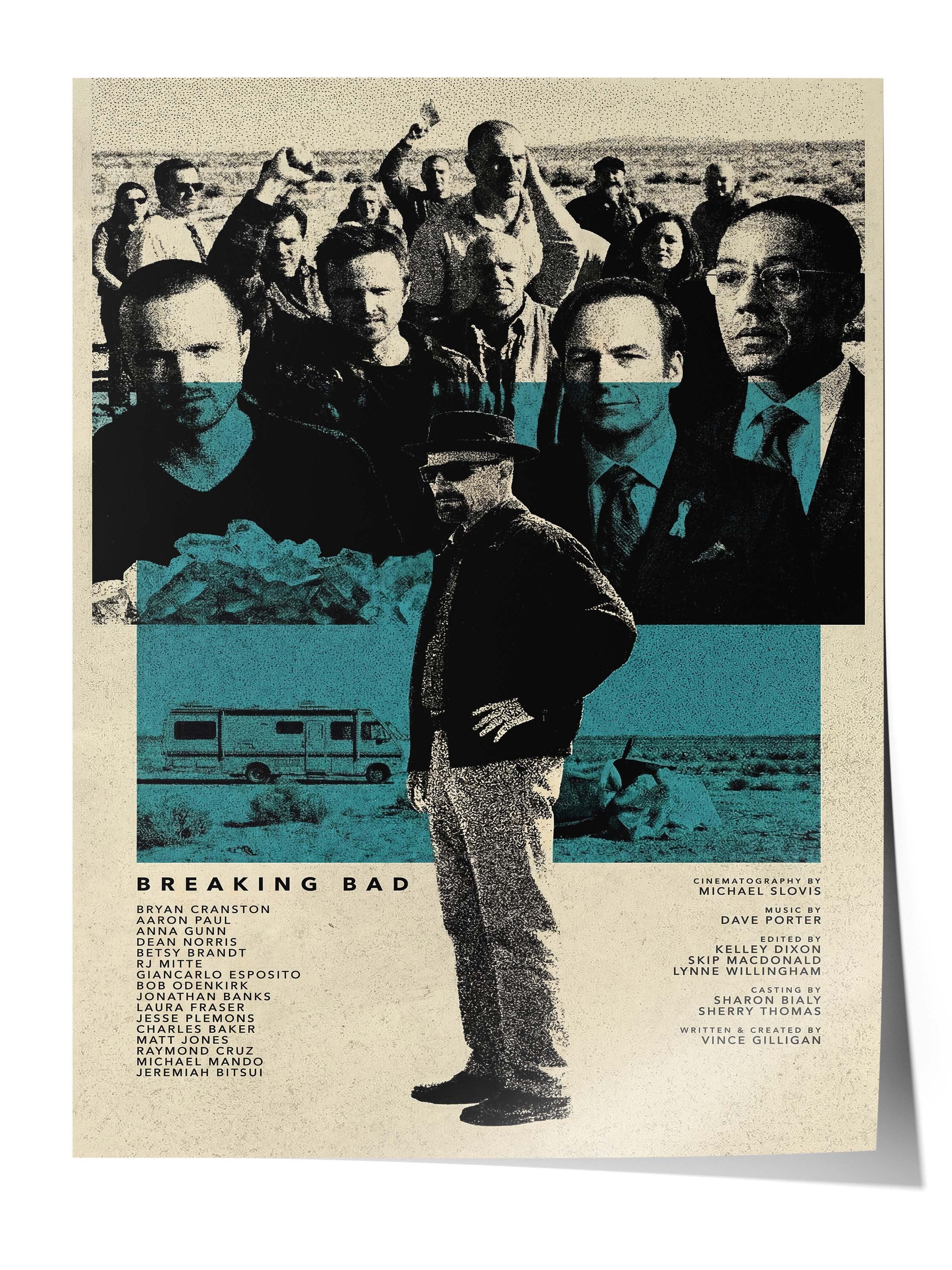 Breaking Bad Posteri, Sinema ve Dizi Tablo Posterleri, Film Dizi Afişleri NO:112765
