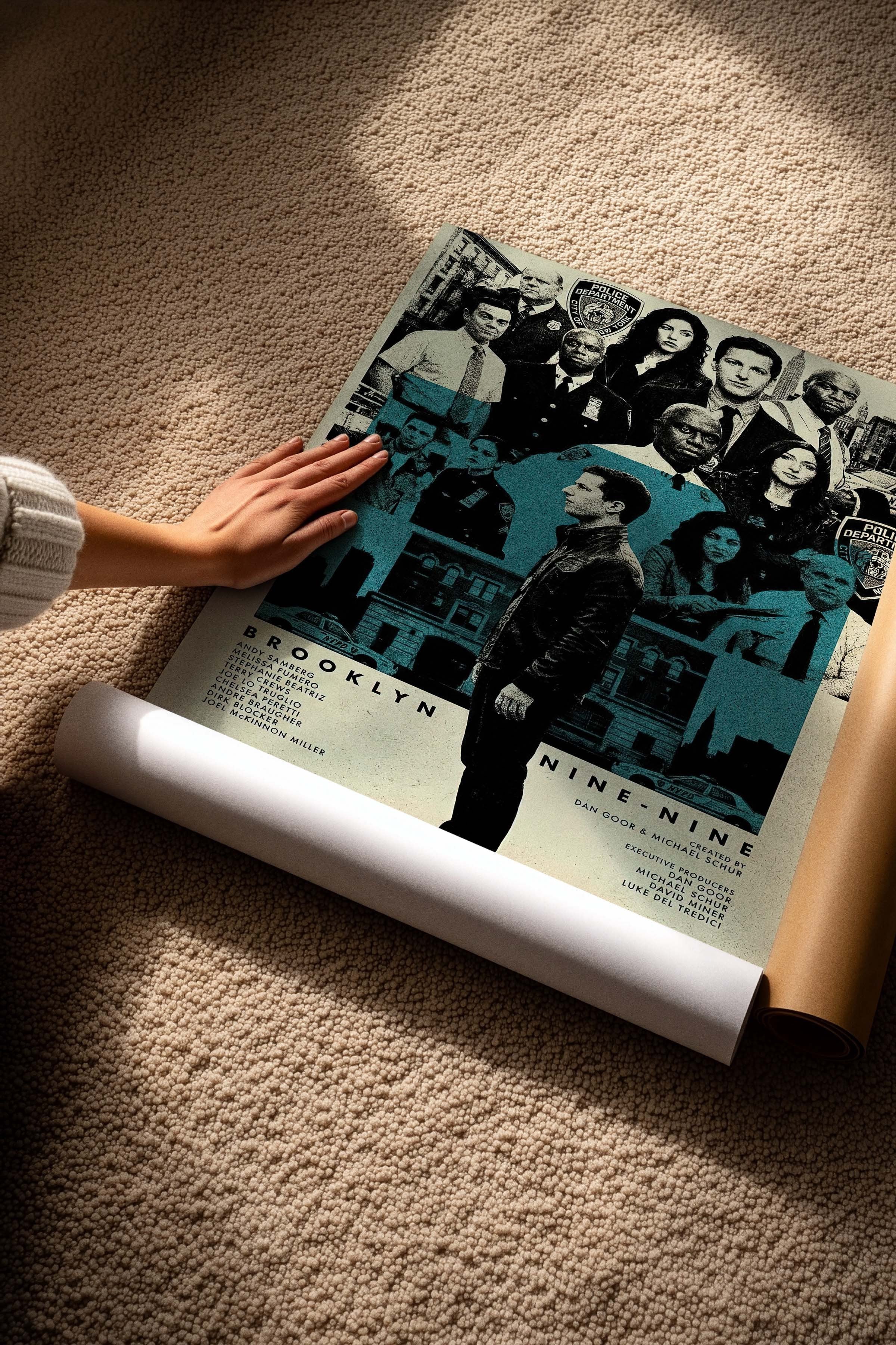 Brooklyn Nine-Nine Posteri, Sinema ve Dizi Tablo Posterleri, Film Dizi Afişleri NO:112797