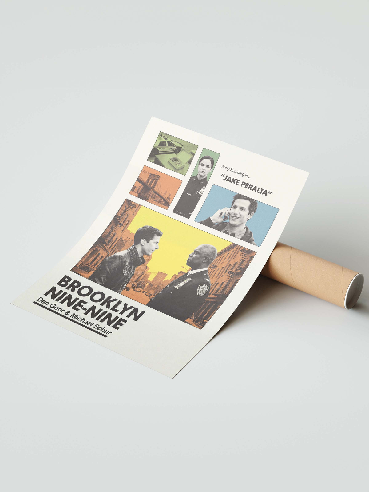 Brooklyn Nine-Nine Posteri, Sinema ve Dizi Tablo Posterleri, Film Dizi Afişleri NO:112923