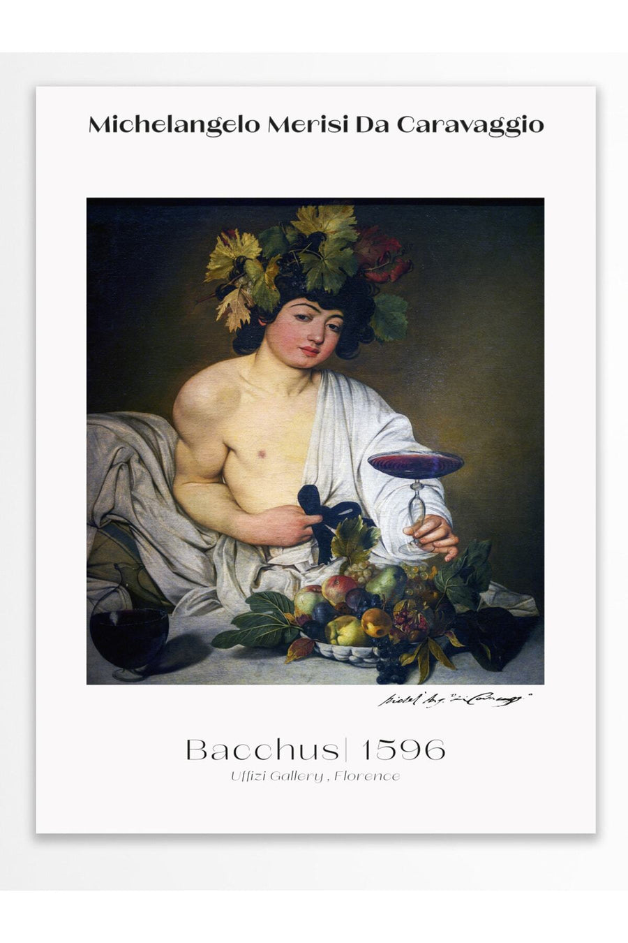 Caravaggio Başyapıtı Modern Sanat Çerçevesiz Poster