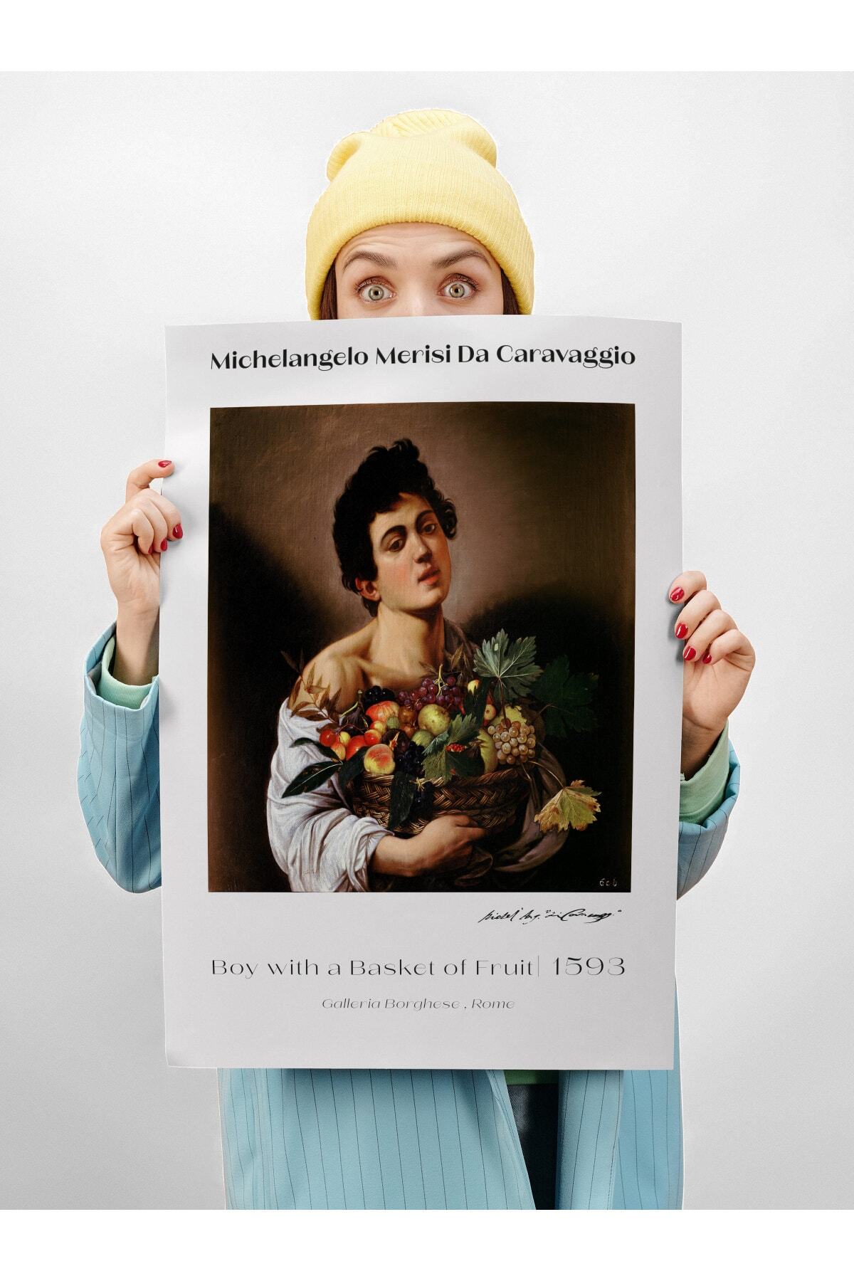 Caravaggio Duvar Posteri - Duvar Dekoru - Sanat Serisi Posterleri - Kalın Kuşe Kağıt - Çerçevesiz
